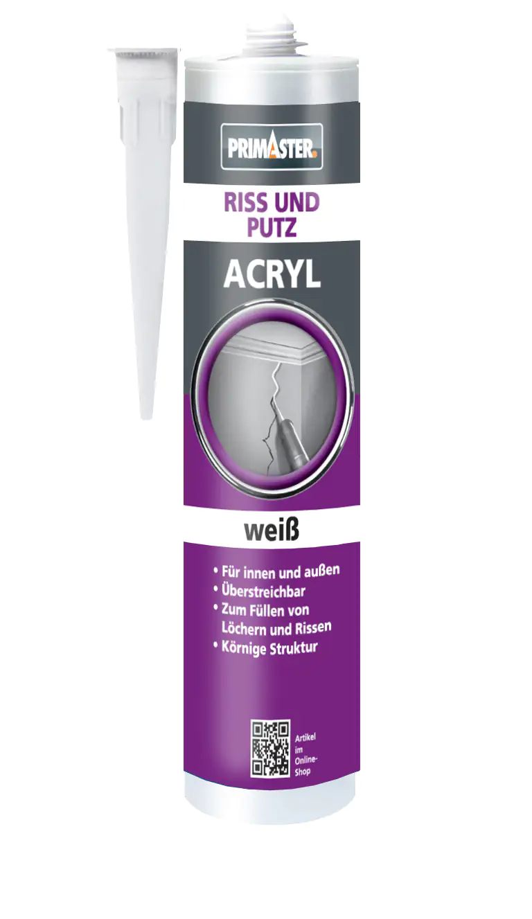 Primaster Riss und Putz-Acryl weiß 310 ml