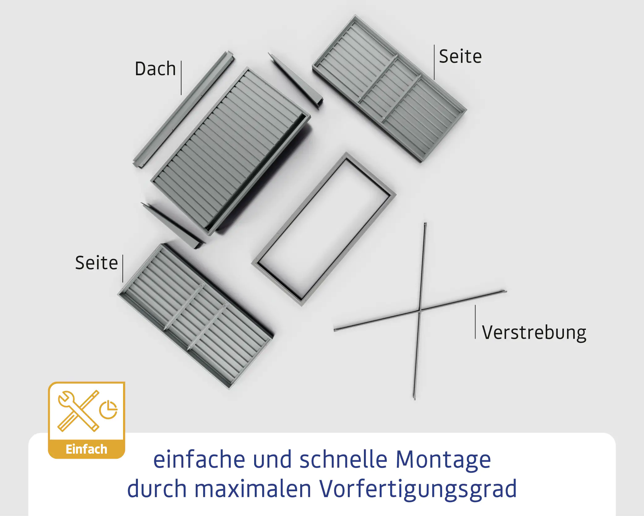 Ecostar Kaminholzregal Trend-V Typ 1, moosgrün, mit Verstrebung