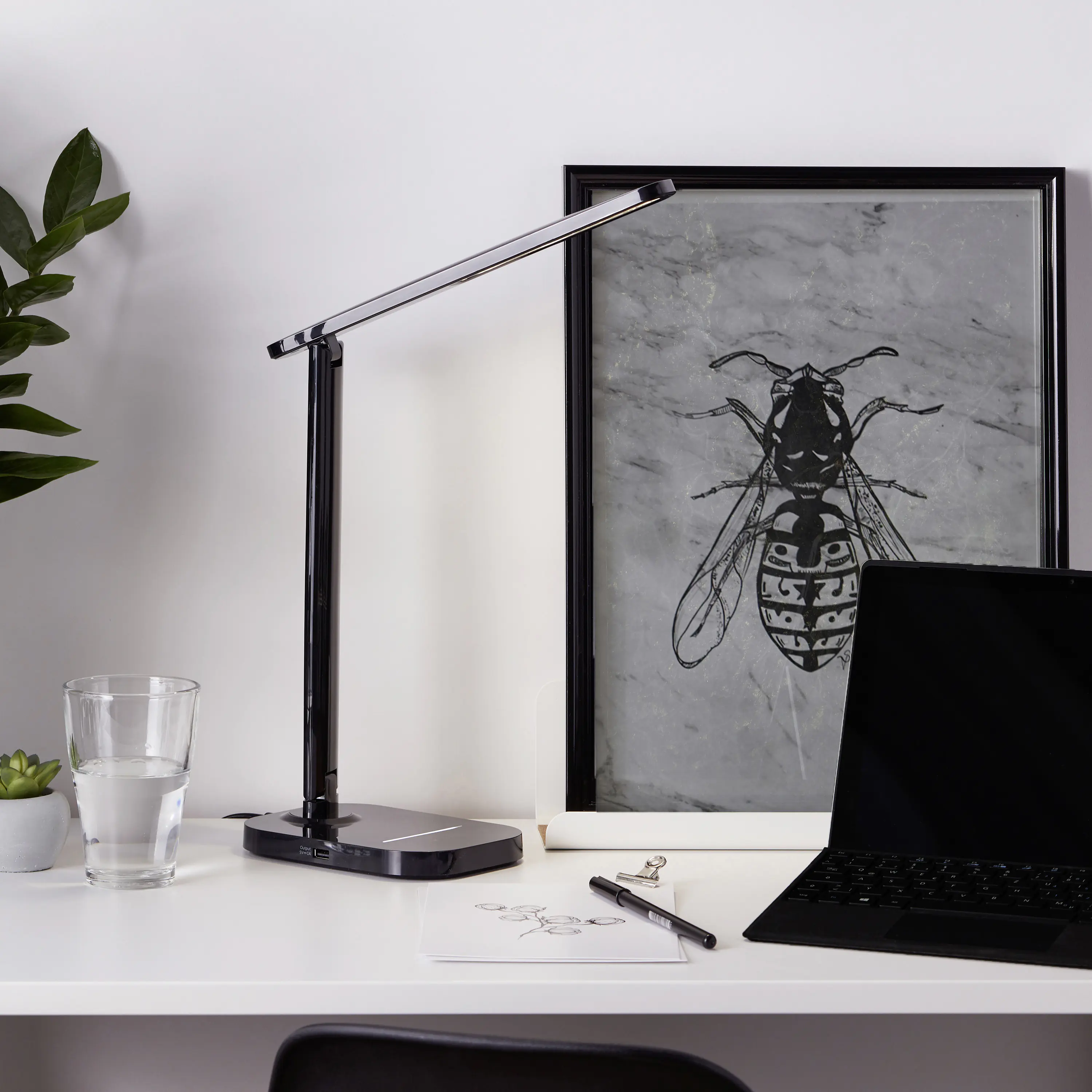 Brilliant LED Tischleuchte Vicari 33,3 x 12 cm 6 W dimmbar