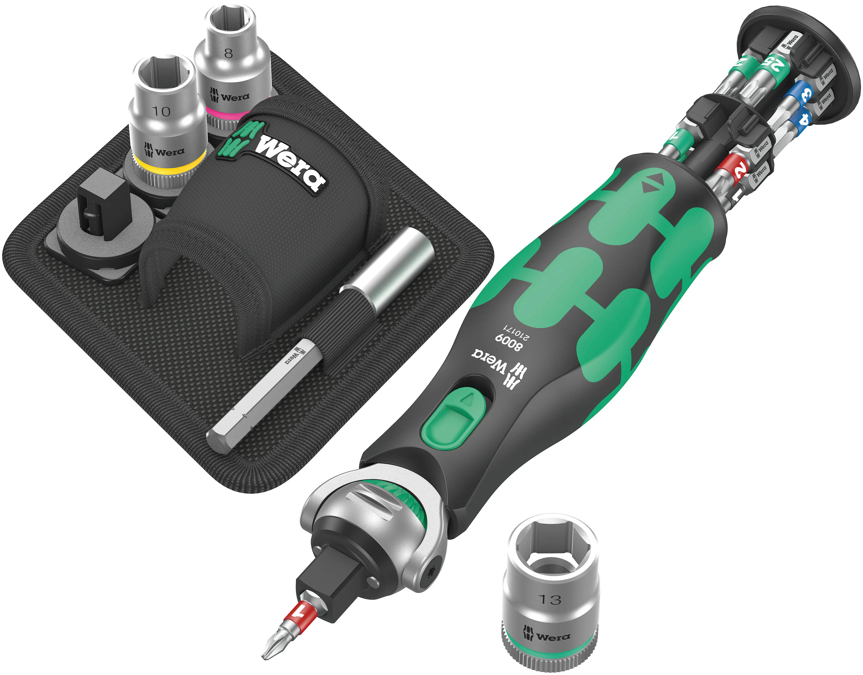 Wera Schraubendreher-Satz 8009 Zyklop Pocket Set 2 18-teilig