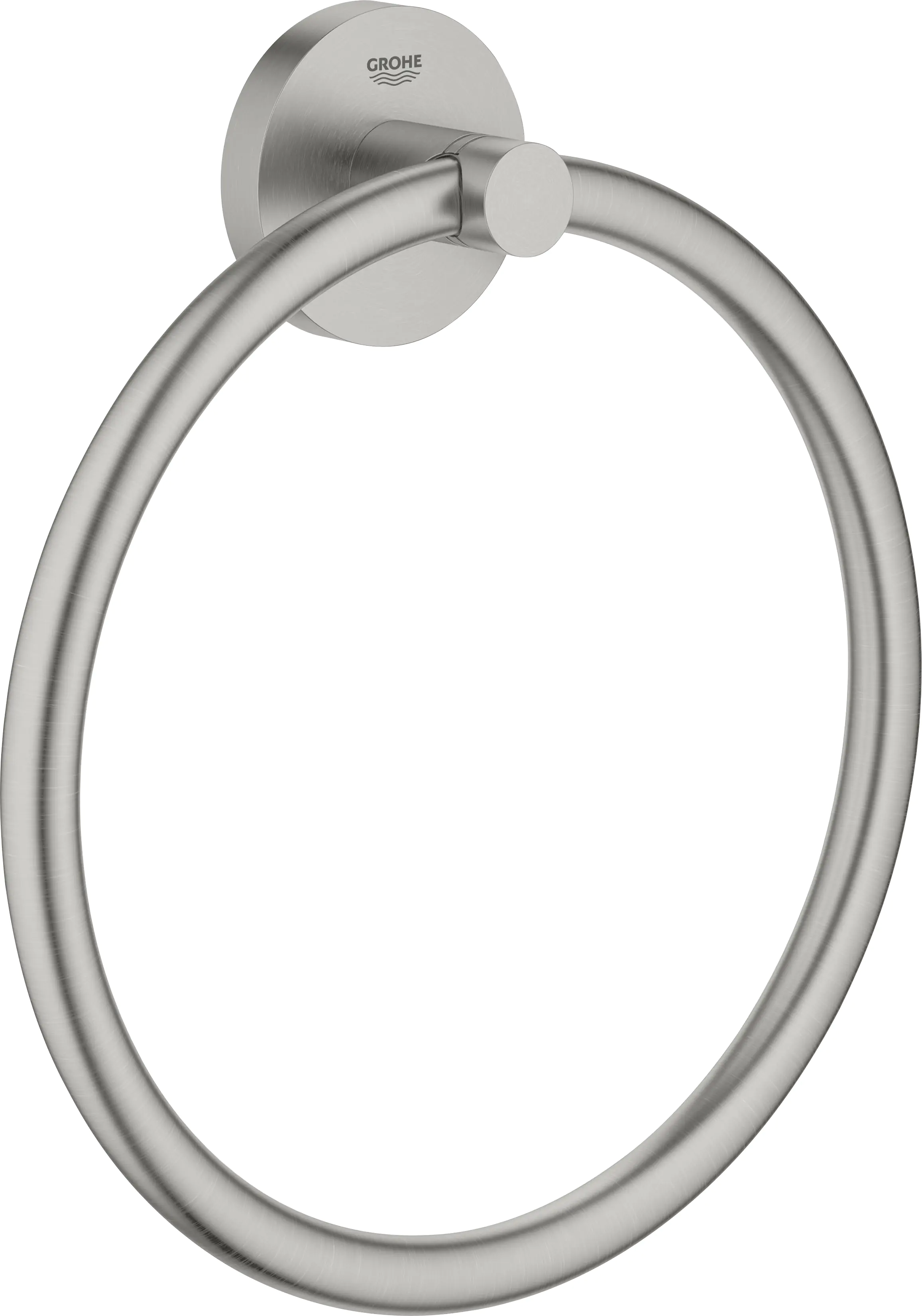 Grohe Start Handtuchring supersteel klebbar