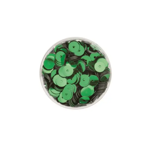 Glorex Paillettenscheiben 6 mm 7 g, grün