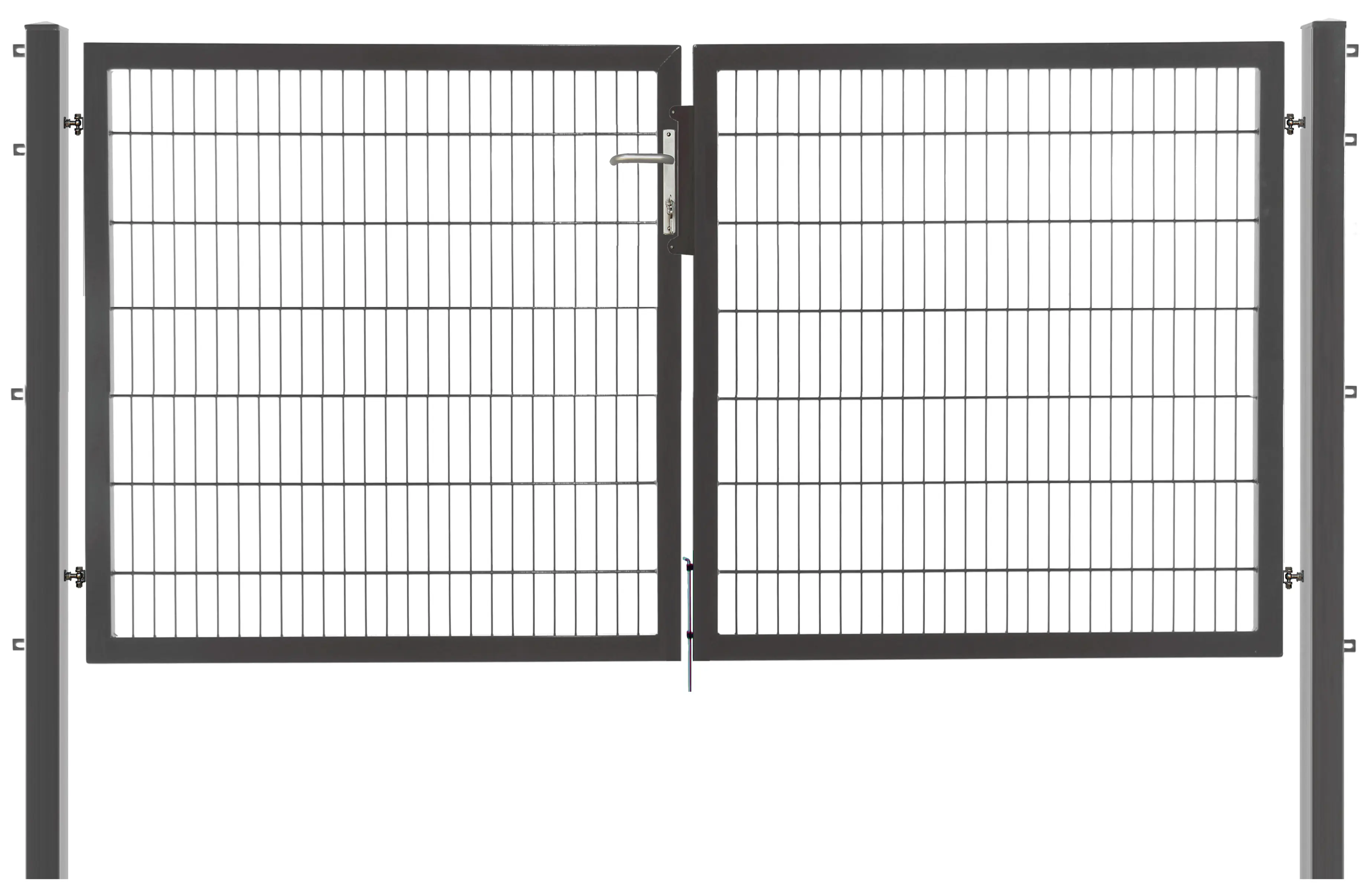 Floraworld Gartentor doppelflügelig Premium 300 x 140 cm anthrazit