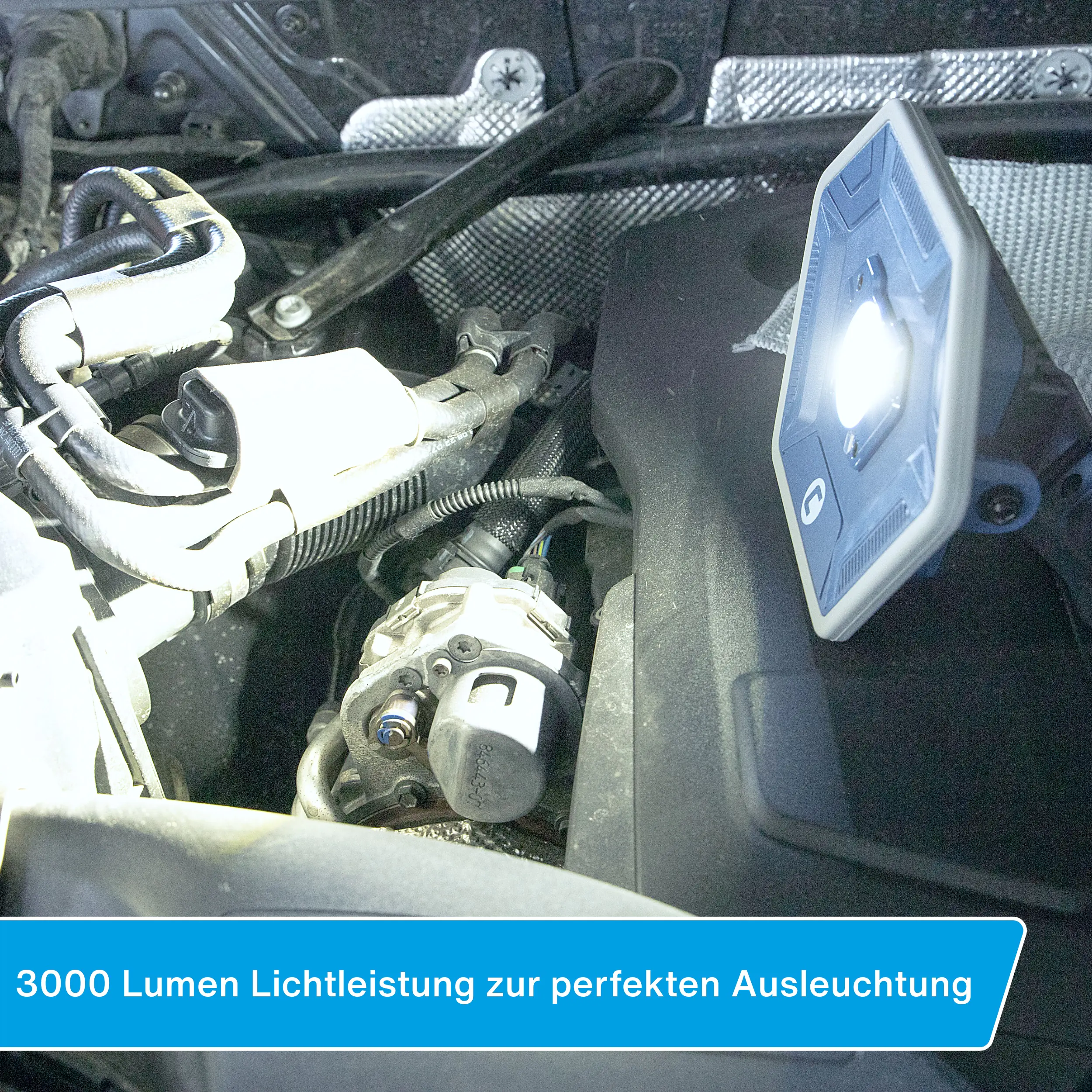 Cartrend LED-Flutlichtstrahler mit neigbaren Magnetfuß 3000 Lumen
