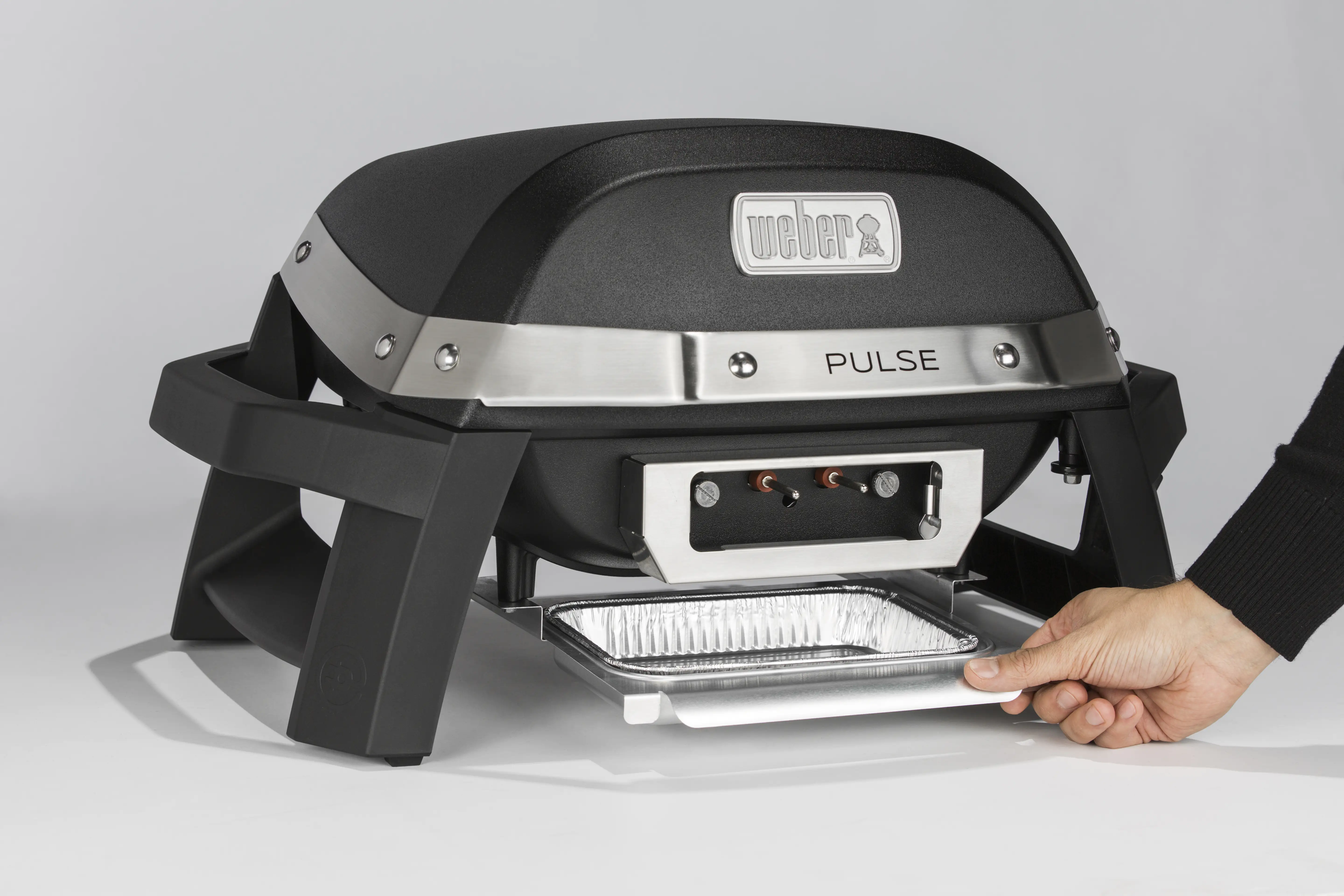 Weber PULSE 1000 Elektrogrill Black Grillfläche: 41 x 31 cm