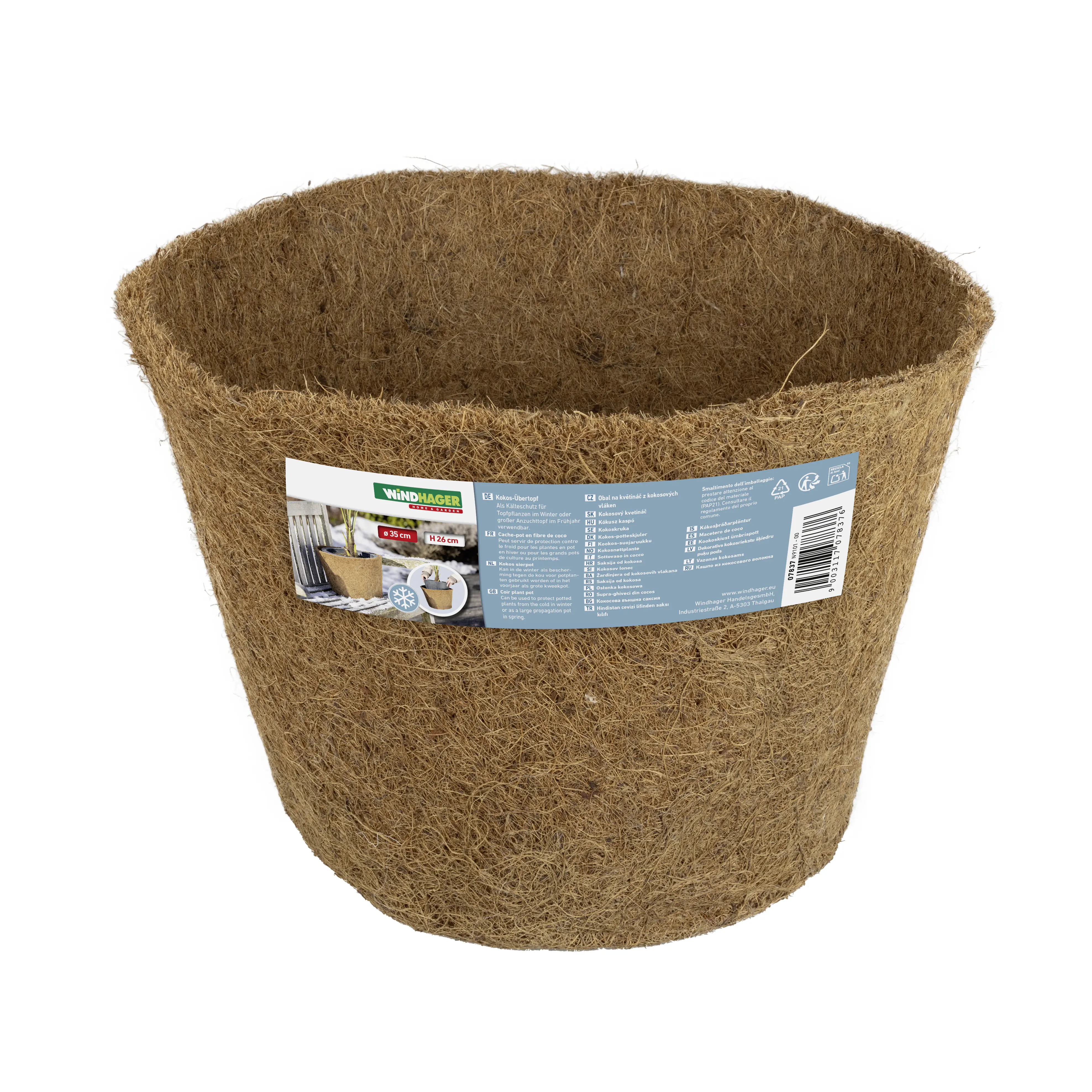 Windhager Übertopf Kokos Ø 26 x 35 cm natur