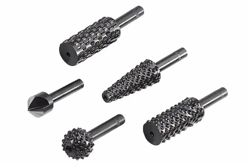 Wolfcraft Raspel-Senker-Set 5-teilig Rundschaft