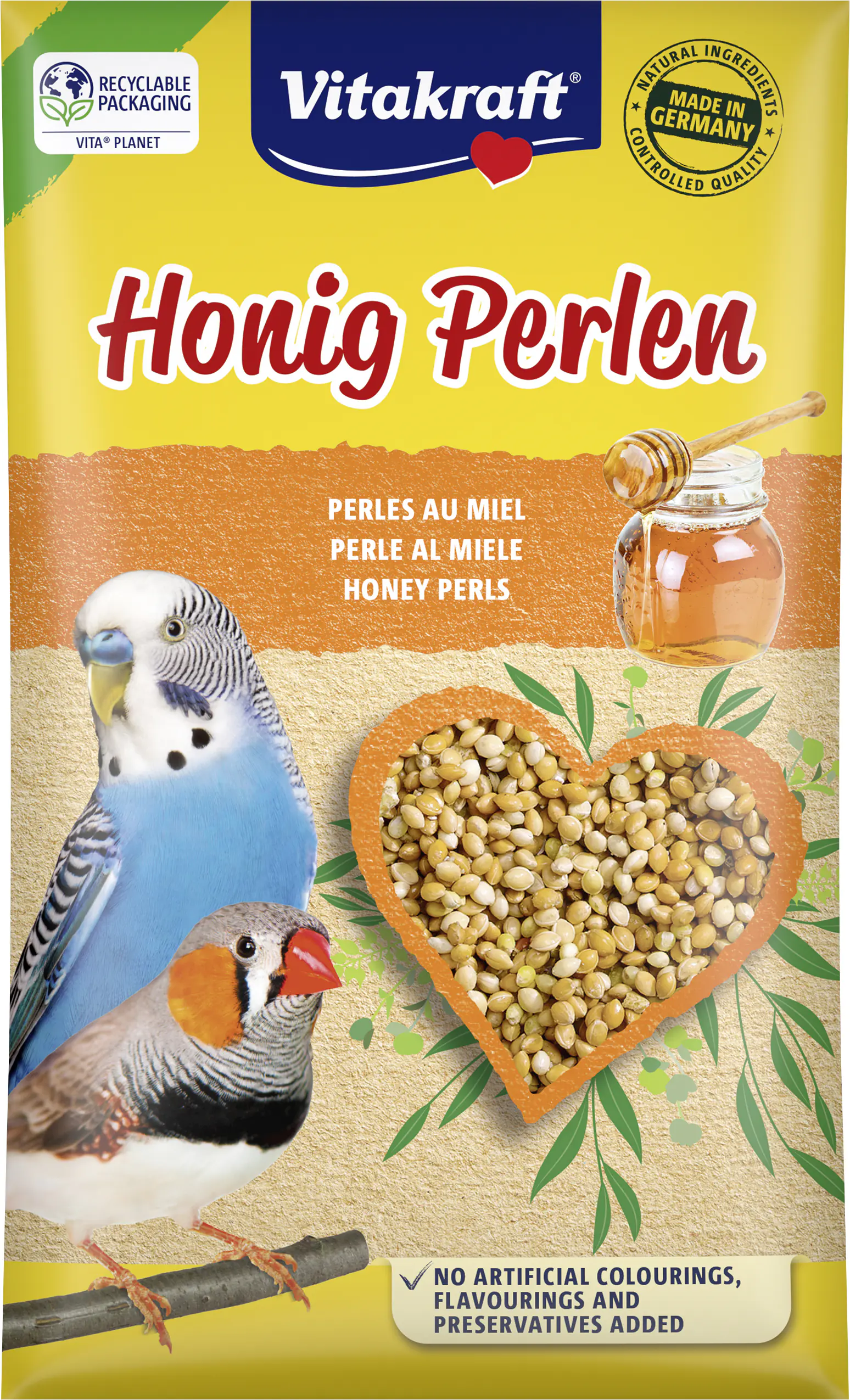 Vitakraft Vogelfutter Honig Perlen 20 g