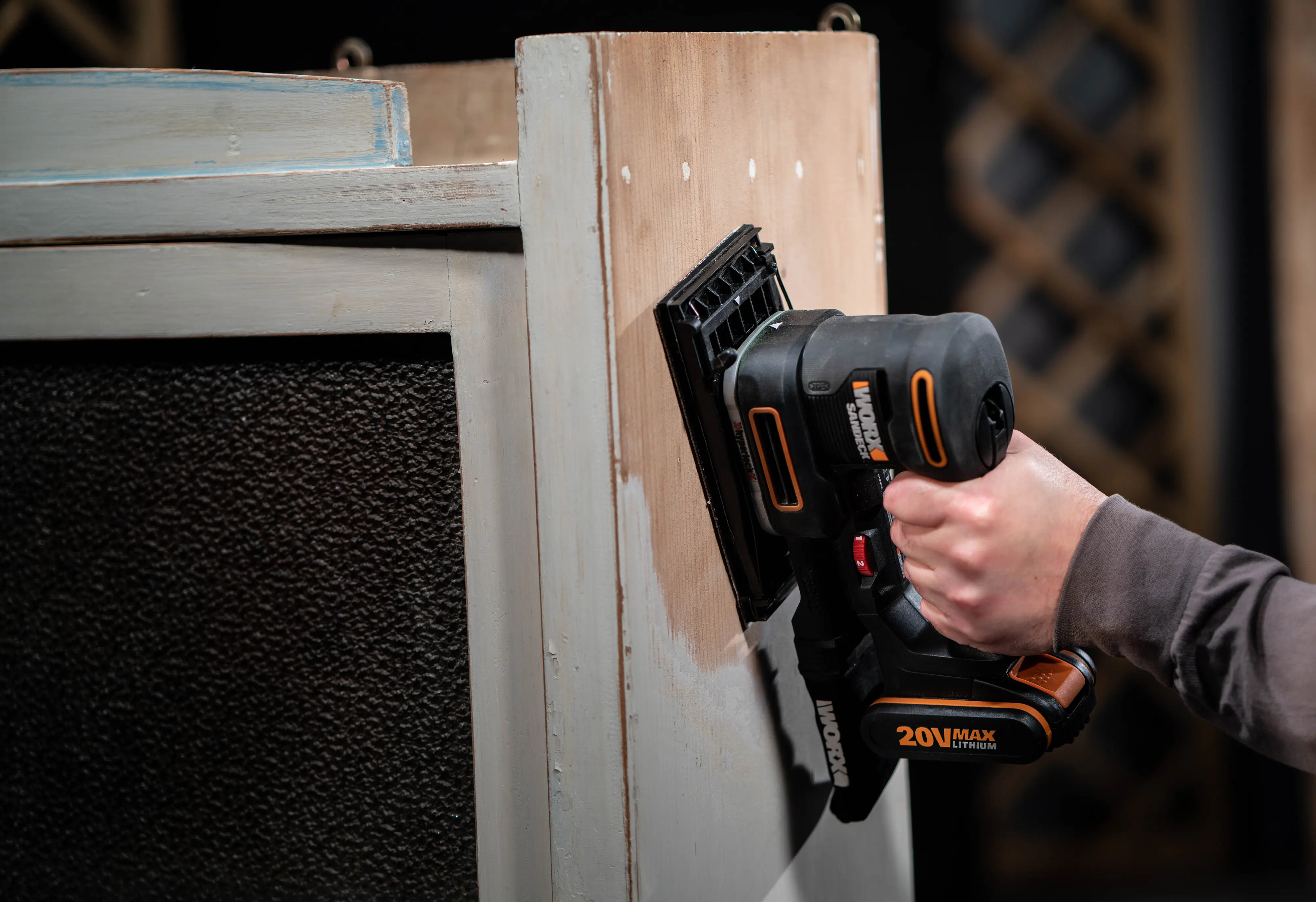 Worx Akku-Multischleifer Sonicrafter WX820 20 V inkl. Akku 2 Ah & Ladegerät
