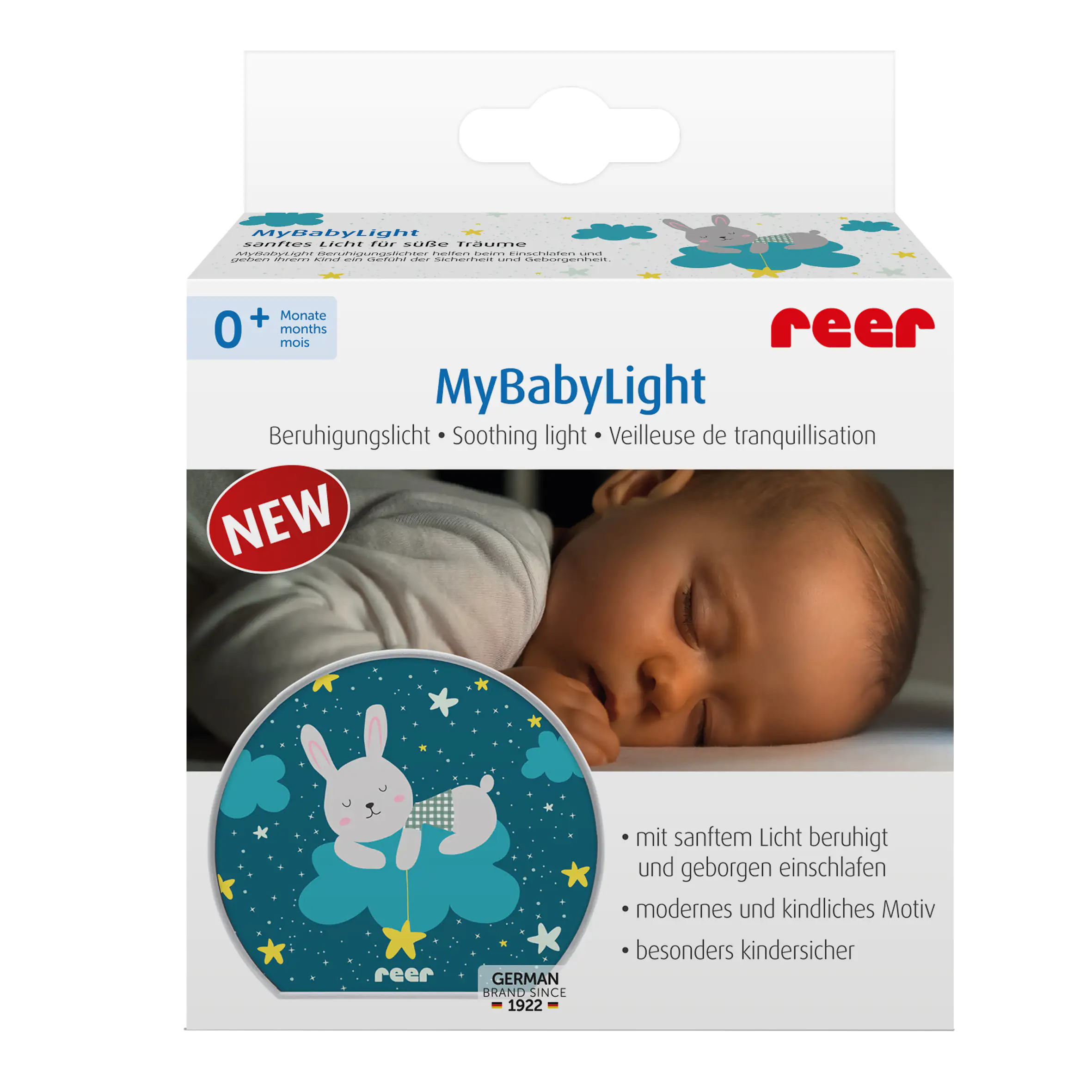 Reer LED-Nachtlicht MyBabyLight Hase