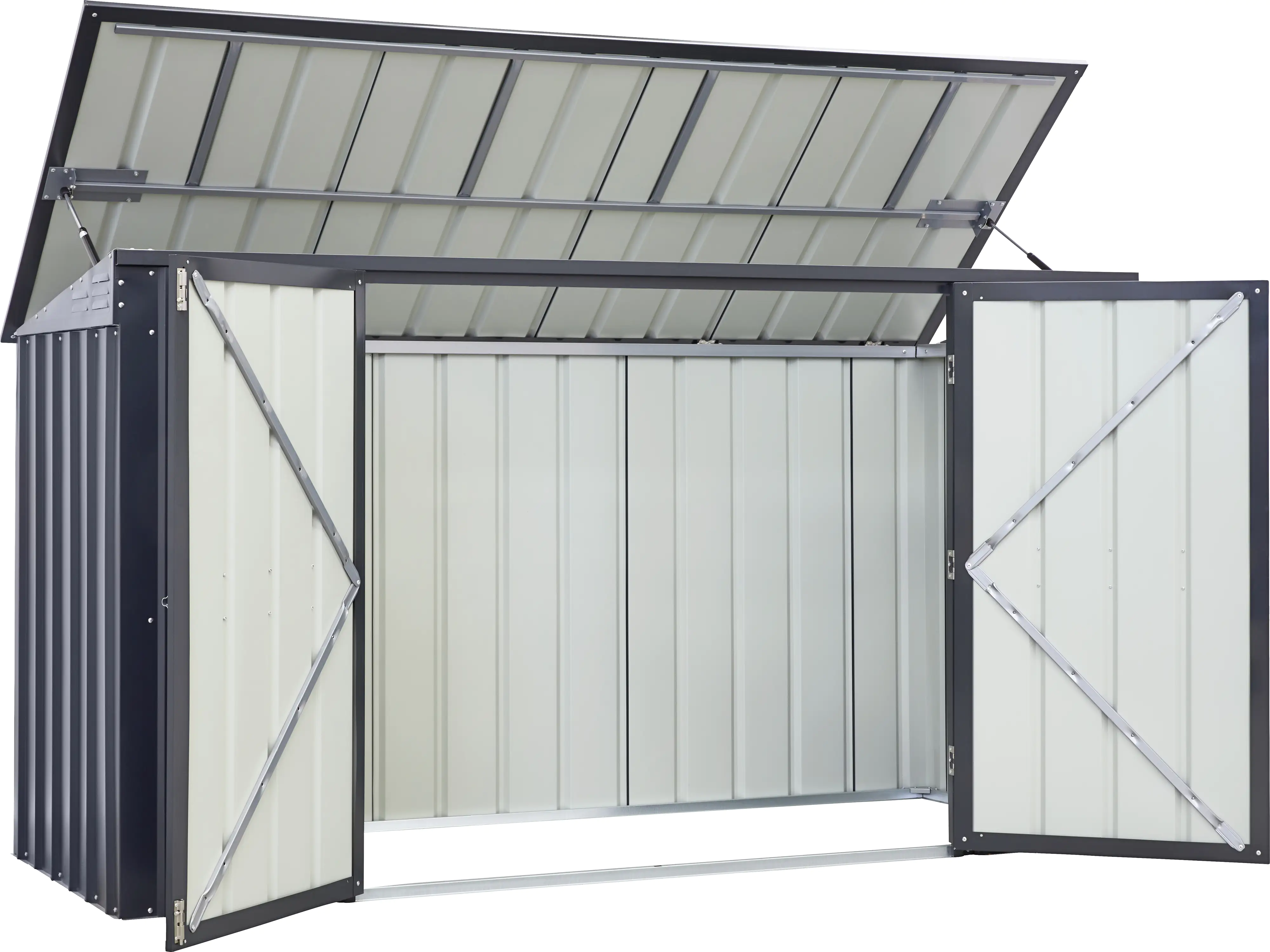 Globel Mülltonnenbox  Easy 73 233 x 75 cm anthrazit