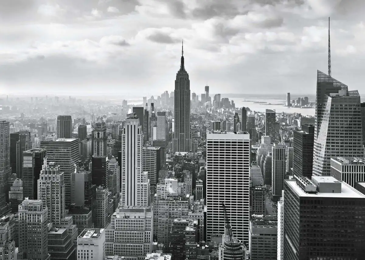 Komar Fototapete NYC Black And White 368 x 254 cm 