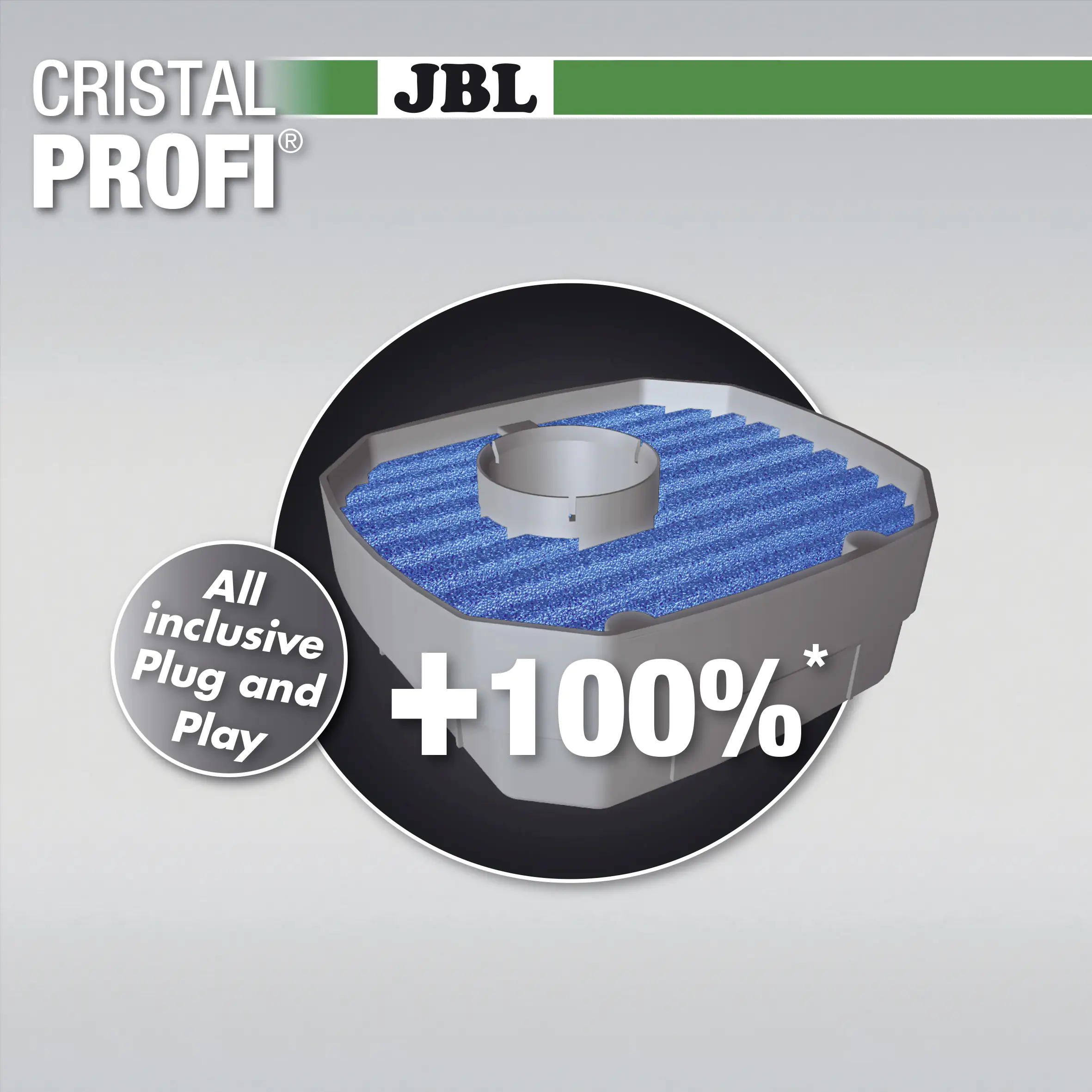 JBL CristalProfi e402 greenline silber / schwarz