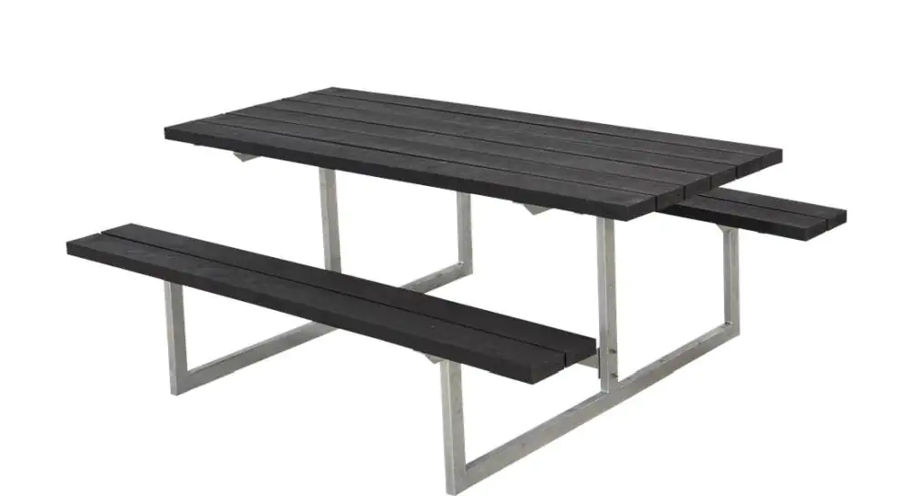 Plus Kombimöbel Basic 177 x 160 x 73 cm schwarz strukturiert