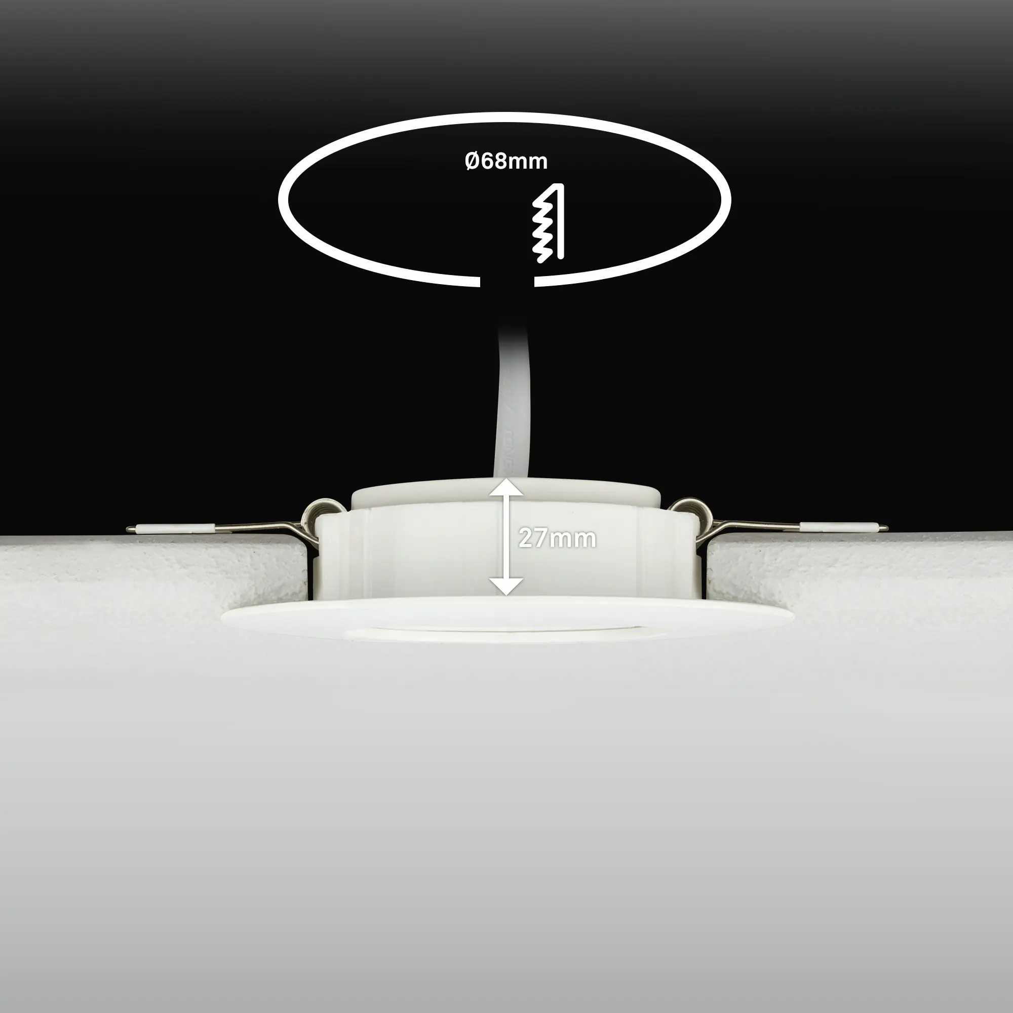 Briloner LED Einbauleuchten Dimara Ø 9 x 3 cm warmweiß/neutralweiß chrom dimmbar 3er-Set