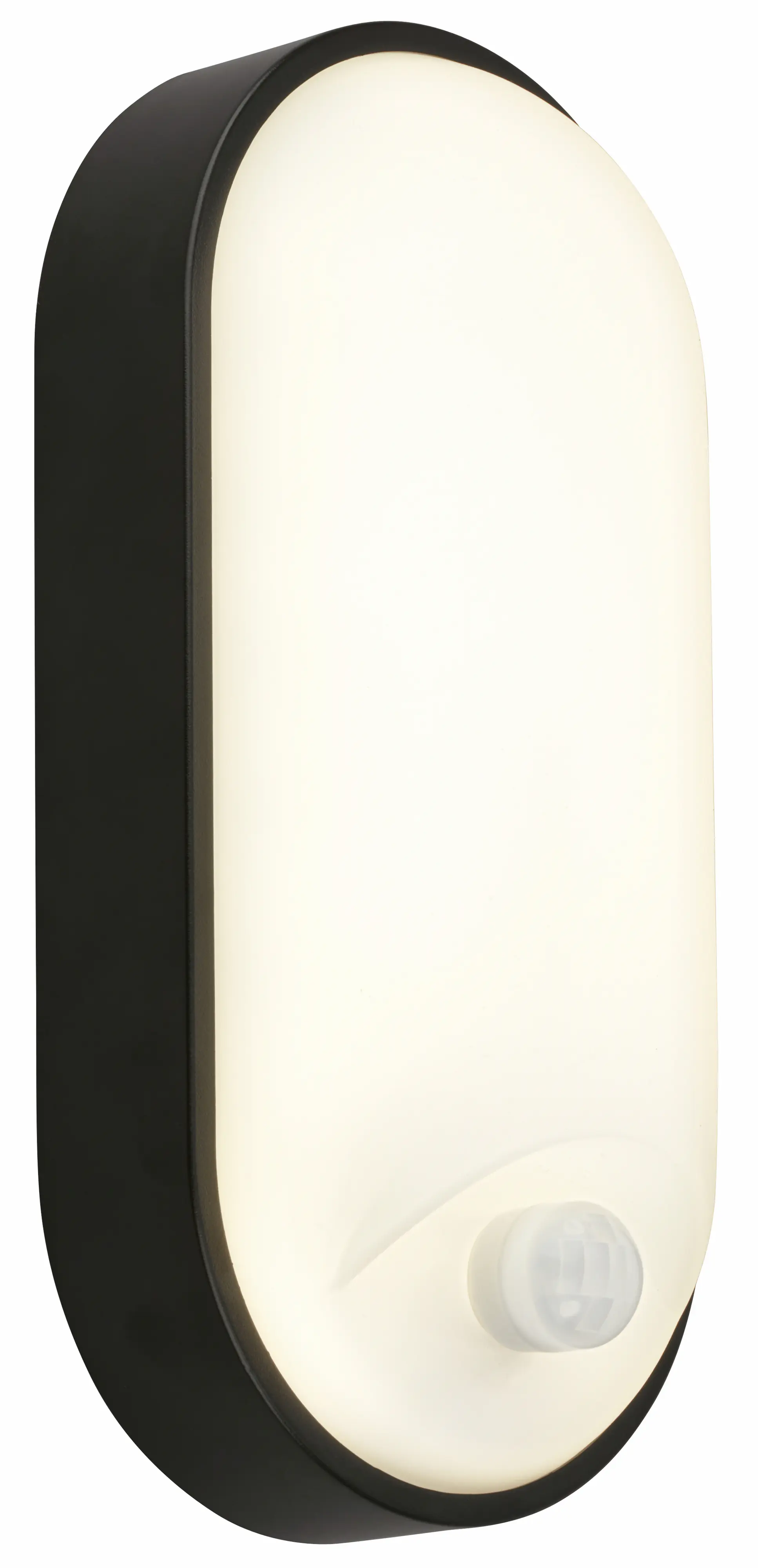 Briloner LED-Wandleuchte Ruch mit Bewegungsmelder 22 x 10,5 cm warmweiß schwarz