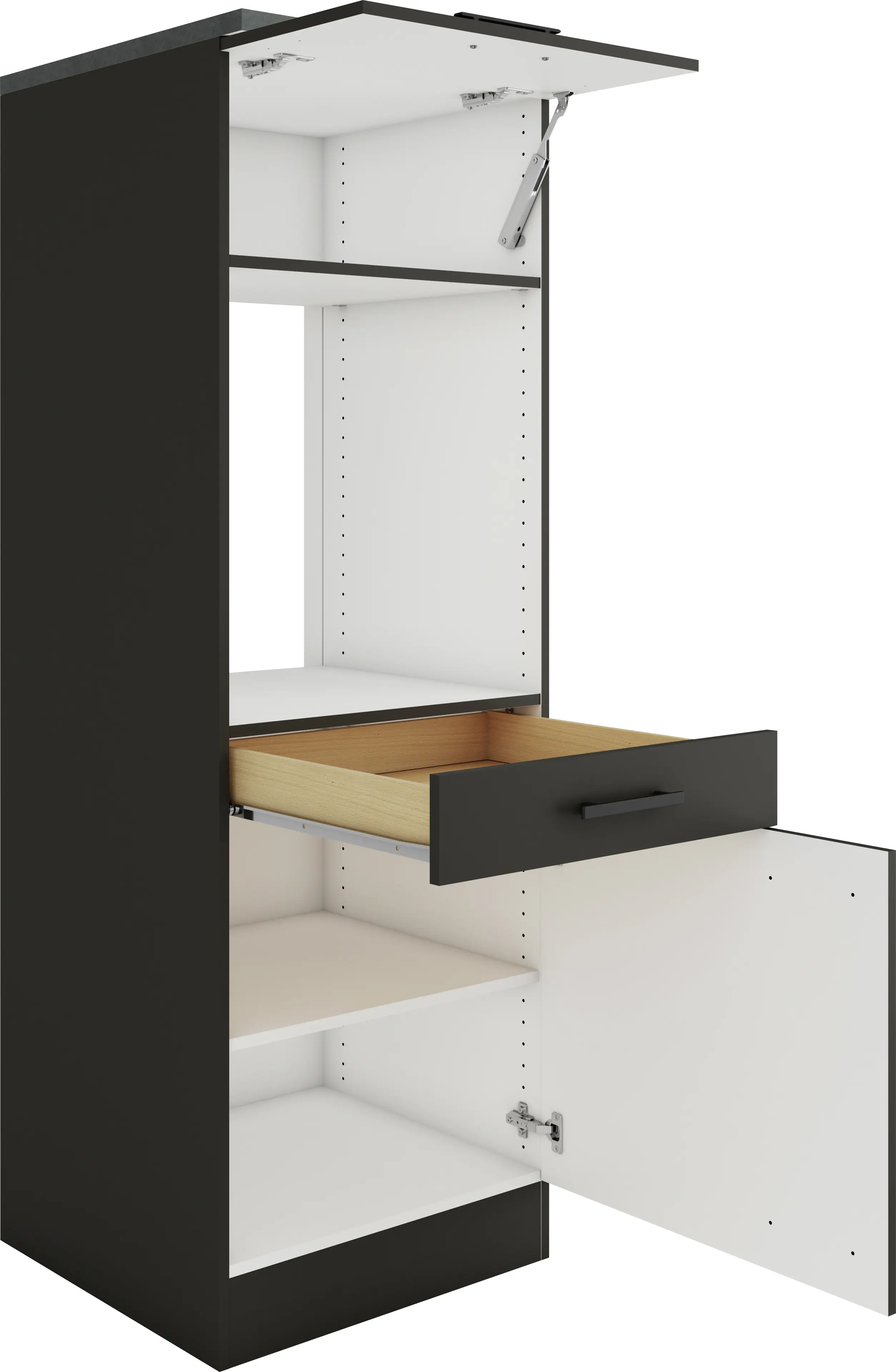 Optifit Midischrank Madrid 420 anthrazit matt 60 cm 
