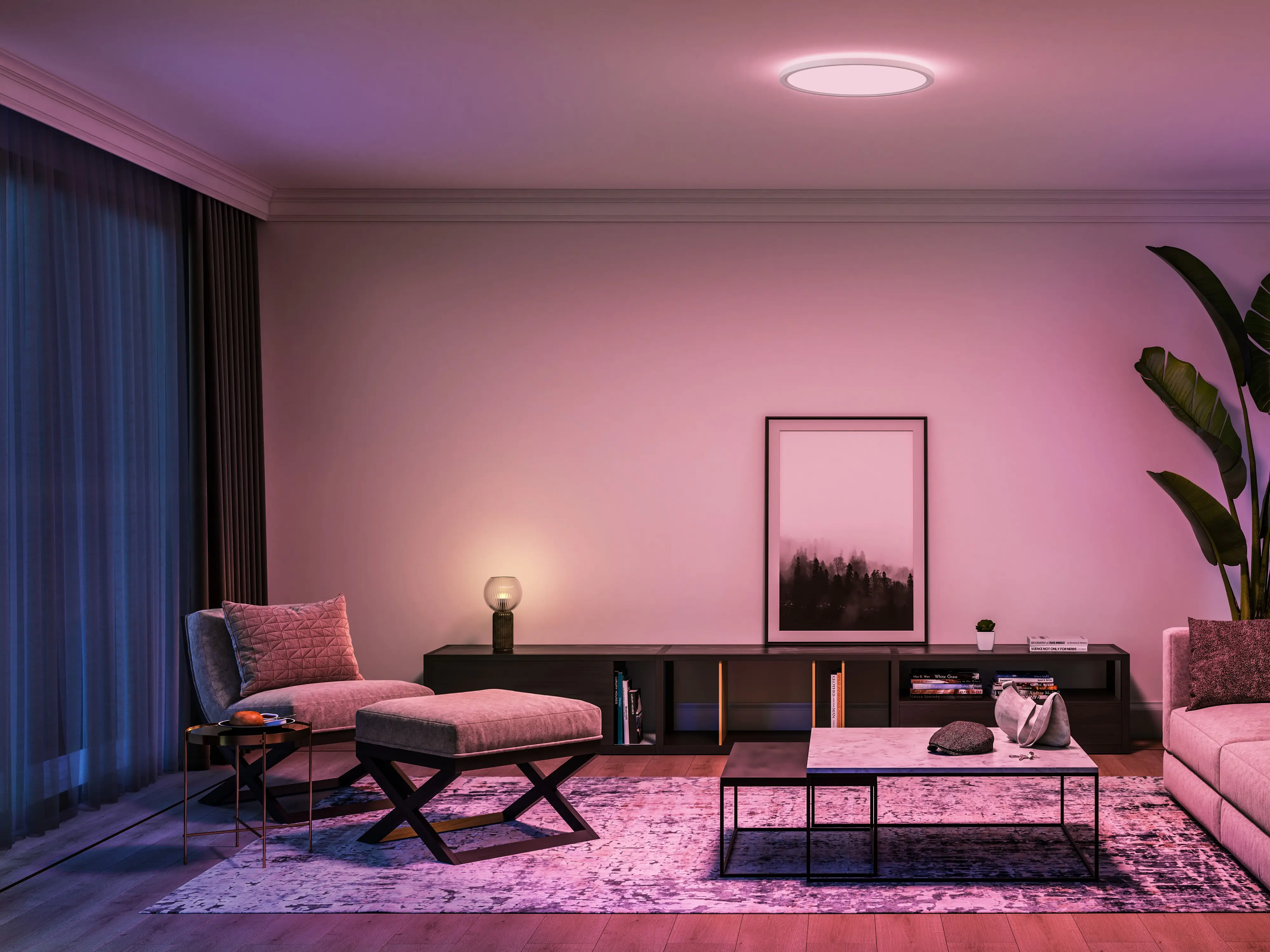 Philips Hue LED Deckenleuchte Tento rund weiß Ø 55 cm RGB