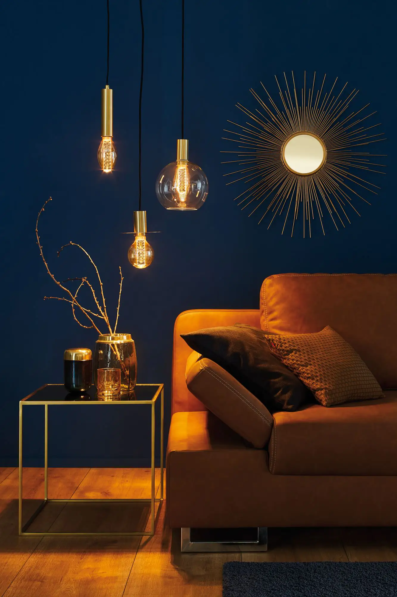 Paulmann LED Leuchtmittel Vintage-Birne B75 E27 4 W gold mit Innenkolben