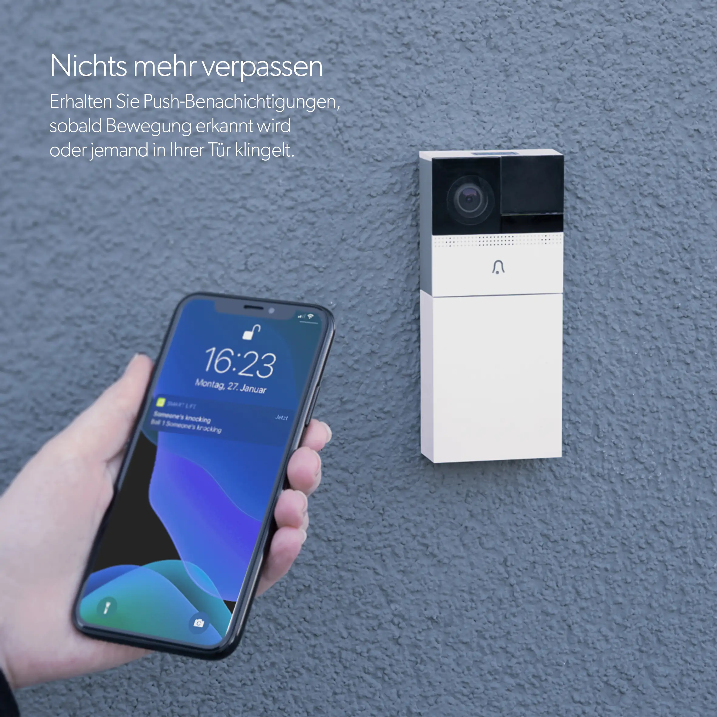 WIFI Video Türsprechanlage weiß