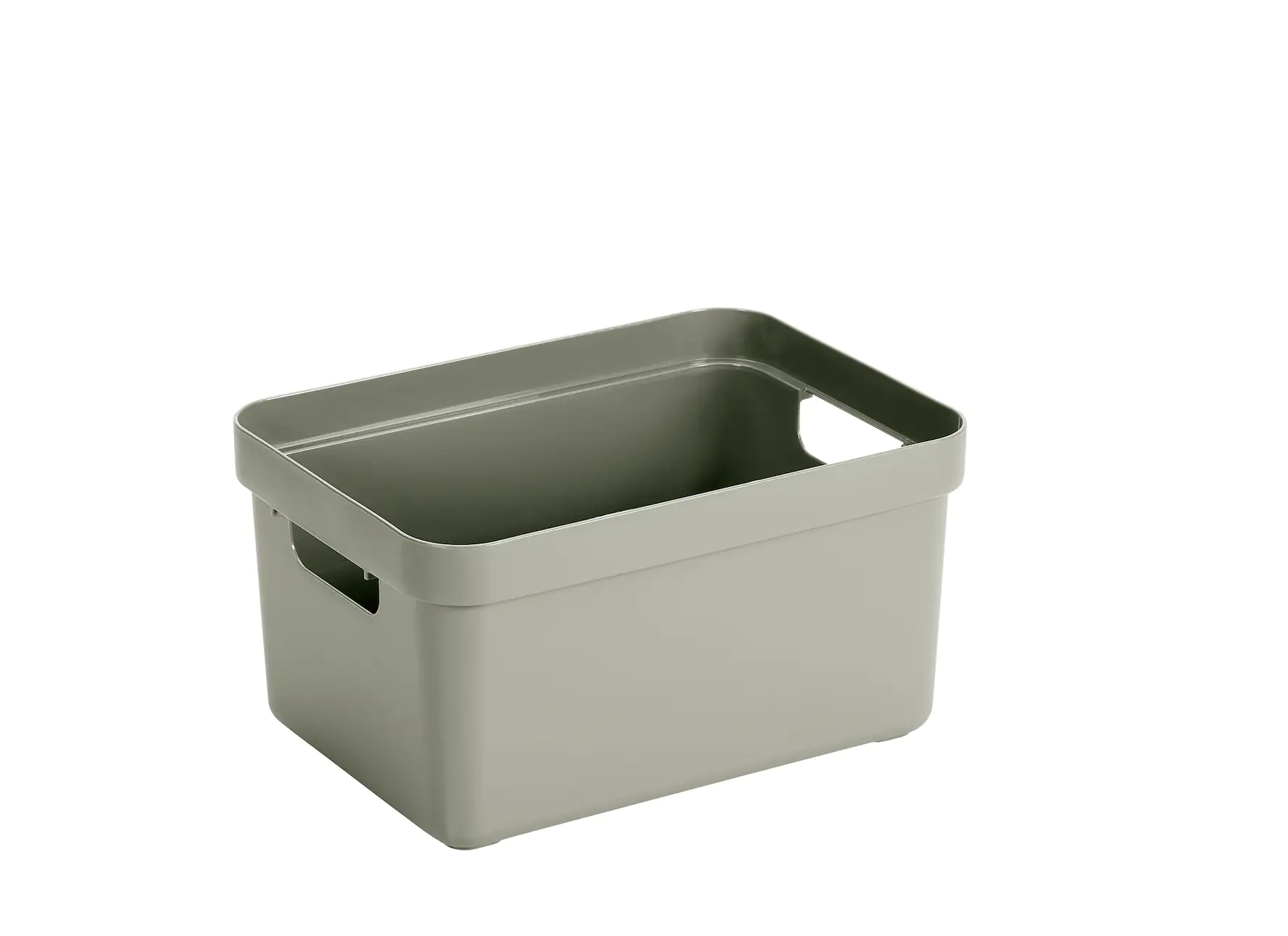 Sunware Aufbewahrungsbox Sigma Home mit Griffen 25,2 x 18 cm 5 L hellgrün