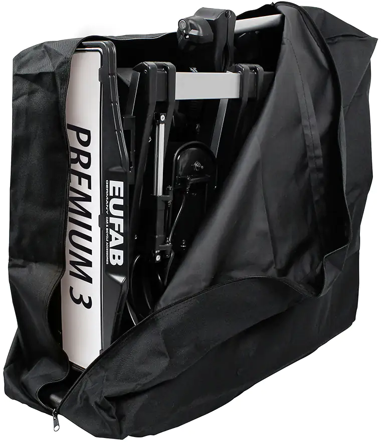 EUFAB Fahrradheckträger Premium III für 3 Fahrräder abklappbar