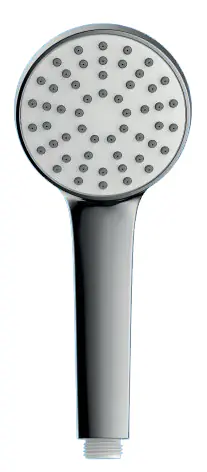 Trendline Handbrause 1 Strahlart Water Simple chrom/weiß mit Wasserspareinsatz