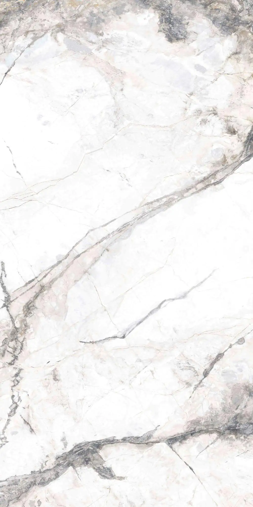 Bodenfliese Feinsteinzeug Caldera 60 x 120 cm silver