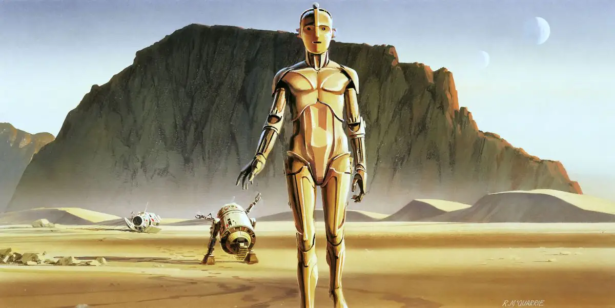 Komar Vlies Fototapete Star Wars Classic Droide 500 x 250 cm 