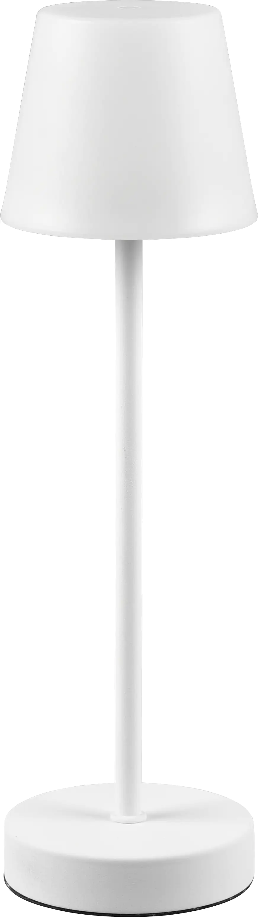 Reality Leuchten LED Akku-Tischleuchte Martinez weiß matt 39 cm TW
