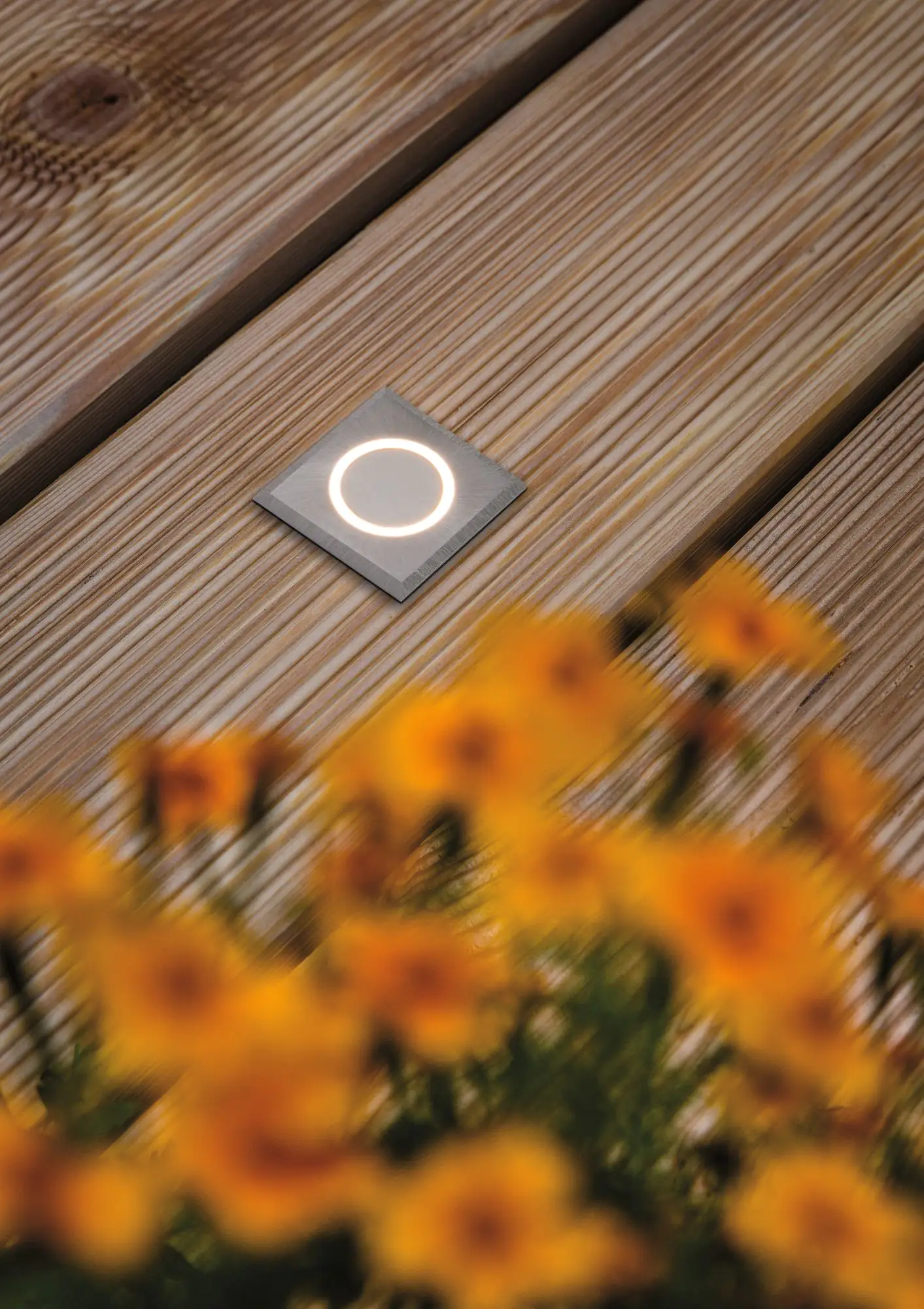 Paulmann LED Boden-Einbauleuchte House Outdoor eckig edelstahl warmweiß