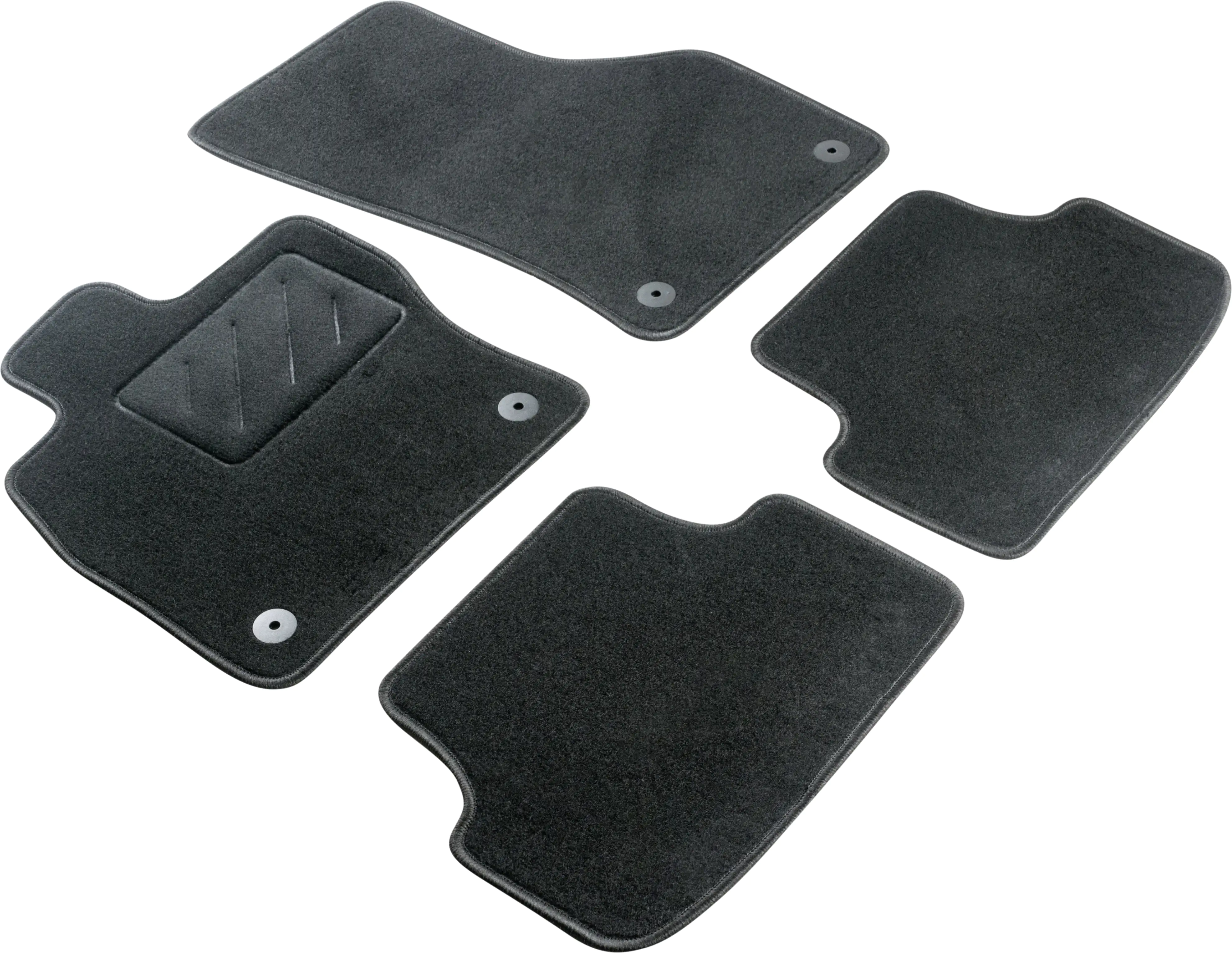 Walser Passform Fußmatten für BMW X5 (E53) Bj 05/2000-12/2006 4-teilig