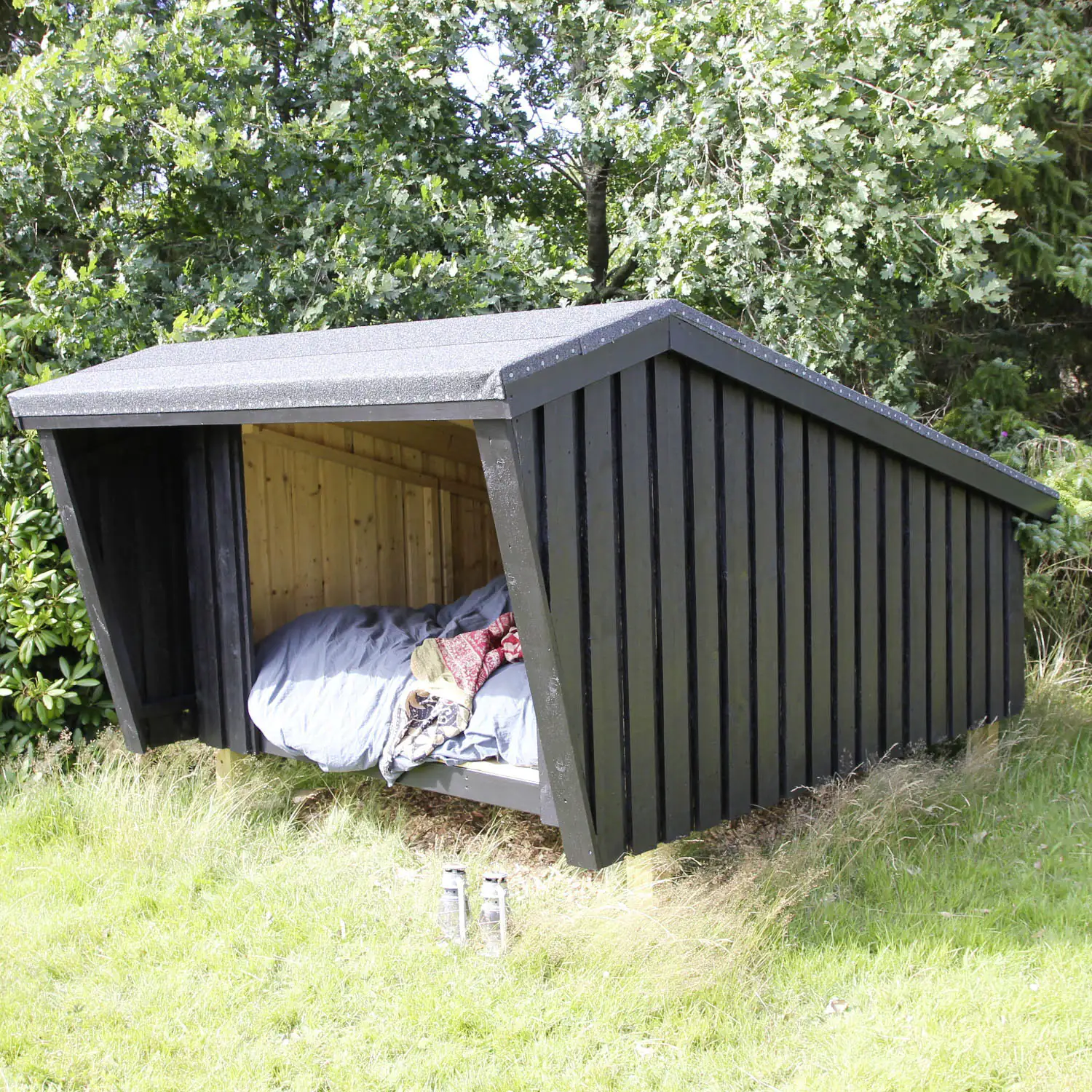 Plus Gartenhaus Shelter 225 x 291 x 170 cm natur mit Fußboden