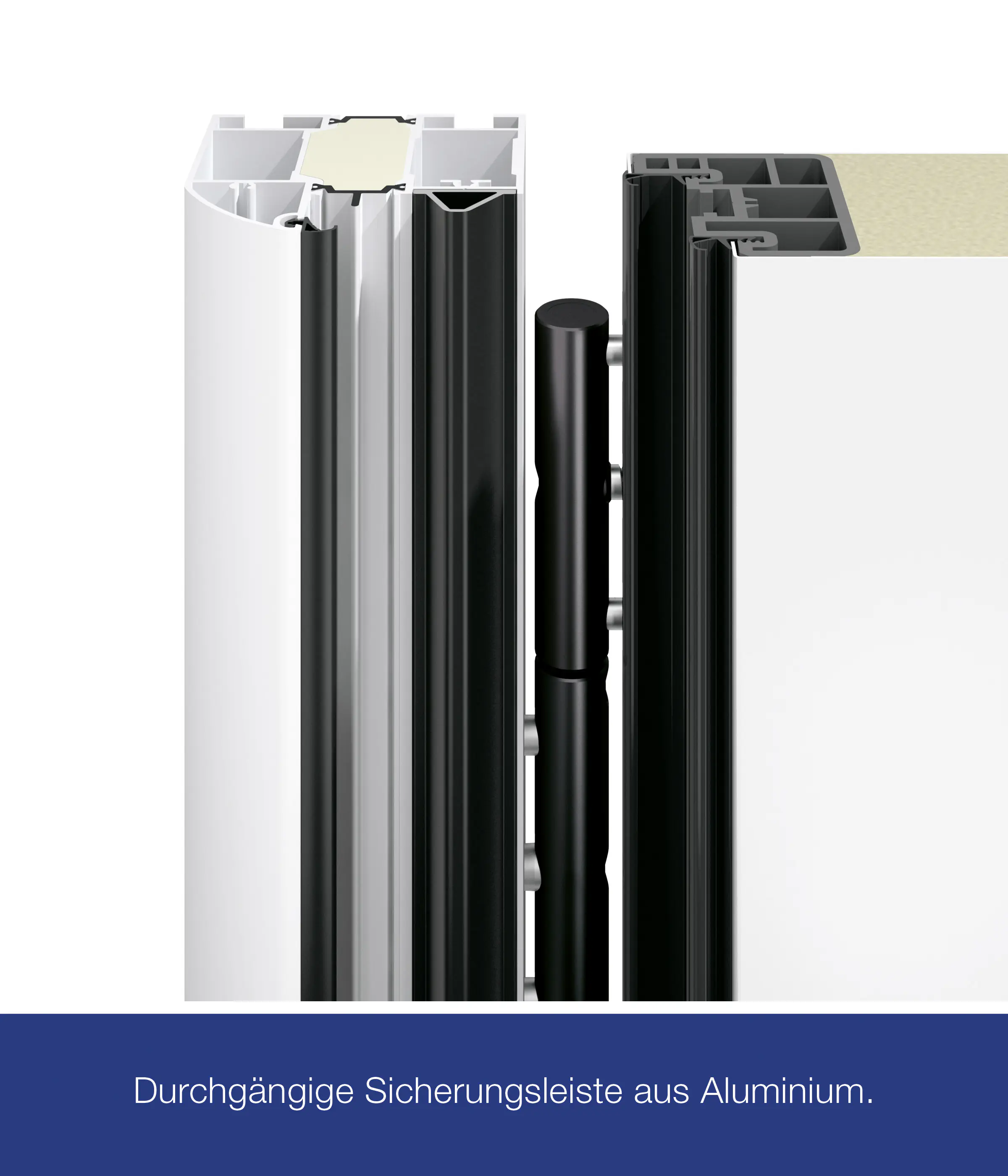 Hörmann Haustür Thermo65 Motiv 610S verkehrsweiß Links 110 x 210 cm 