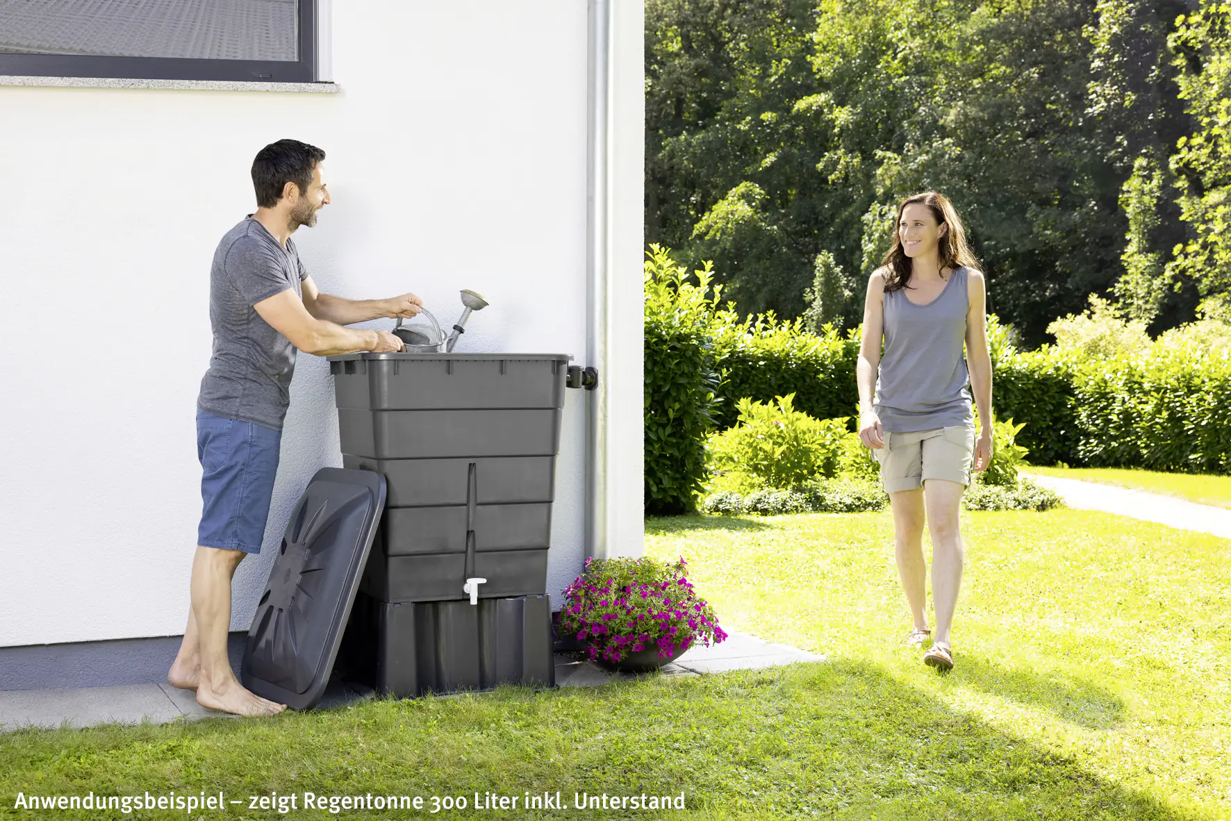 Garantia Regentonne 300 L graphite-grey