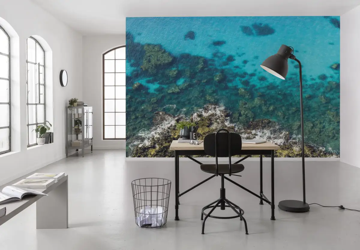 Komar Vlies Fototapete Bright Blue  450 x 280 cm 