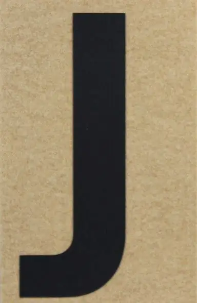 Conacord Klebebuchstabe "J" 55 x 50 mm