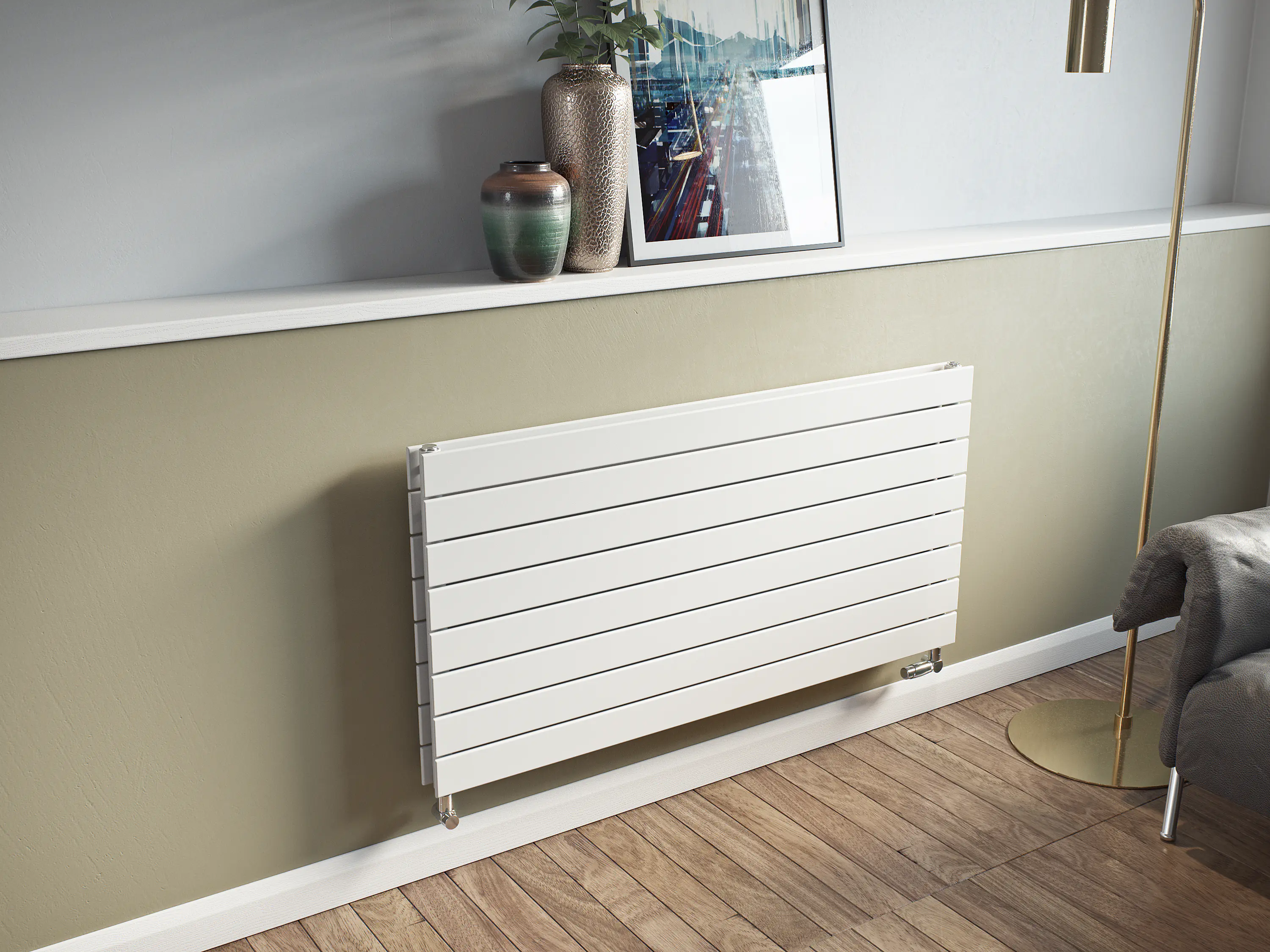 Ximax Heizkörper P1 Duplex horizontal 52 x 120 cm 1038 Watt weiß 