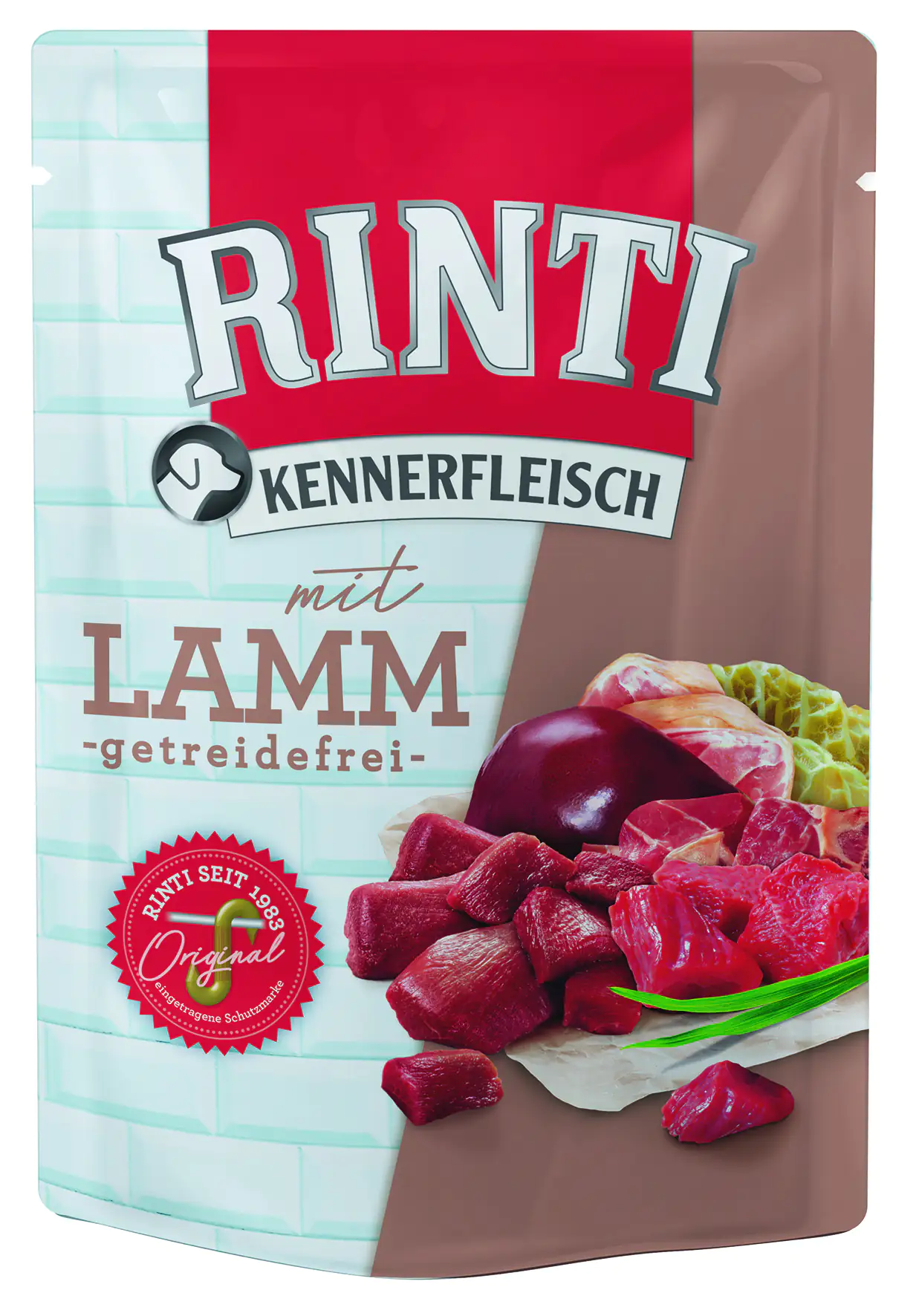 Rinti Kennerfleisch Hundenassfutter Adult getreidefrei 400 g Lamm