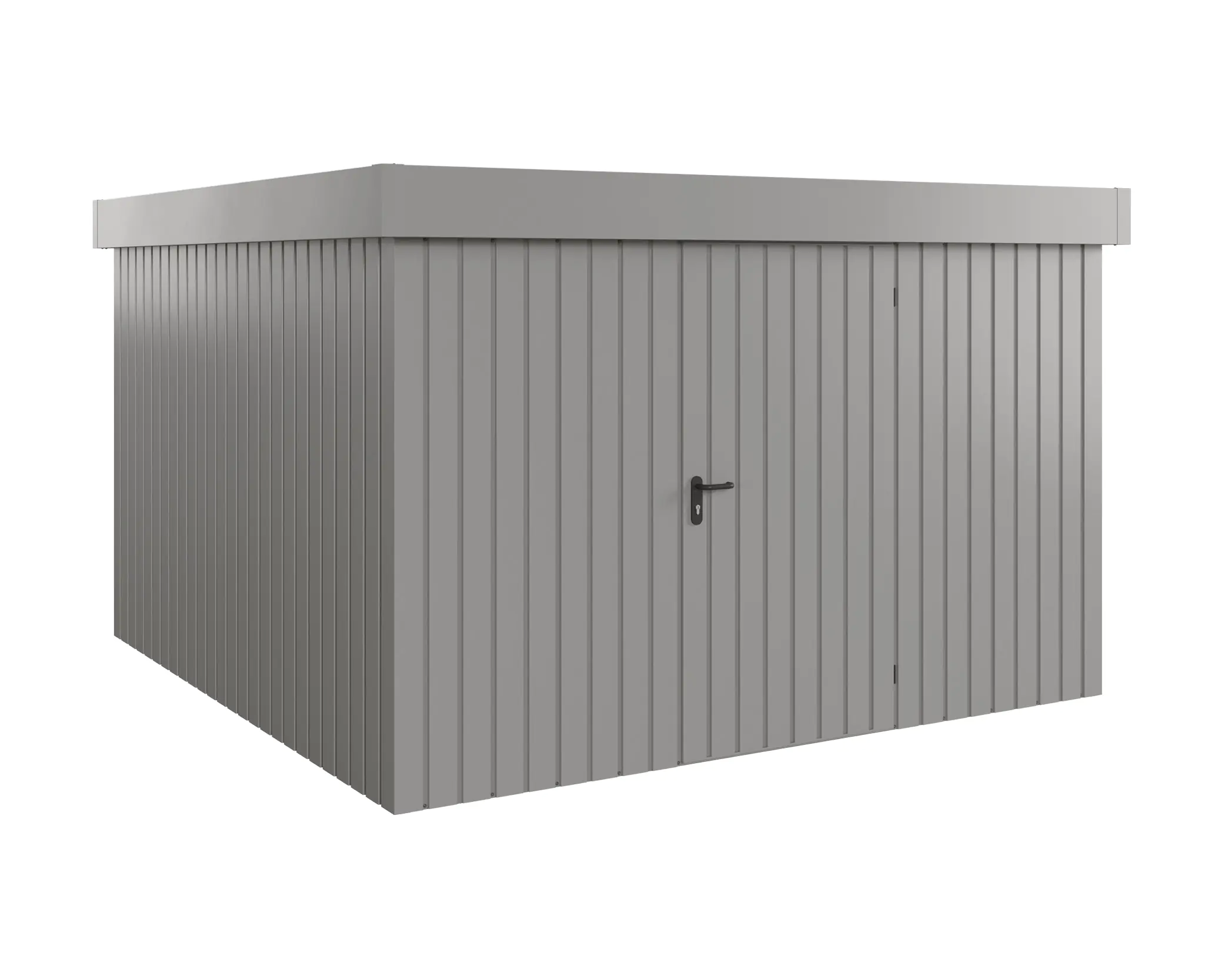 EcoStar Metallgerätehaus Euroline EFD14 graualuminium 310 x 310 cm 1-flg.
