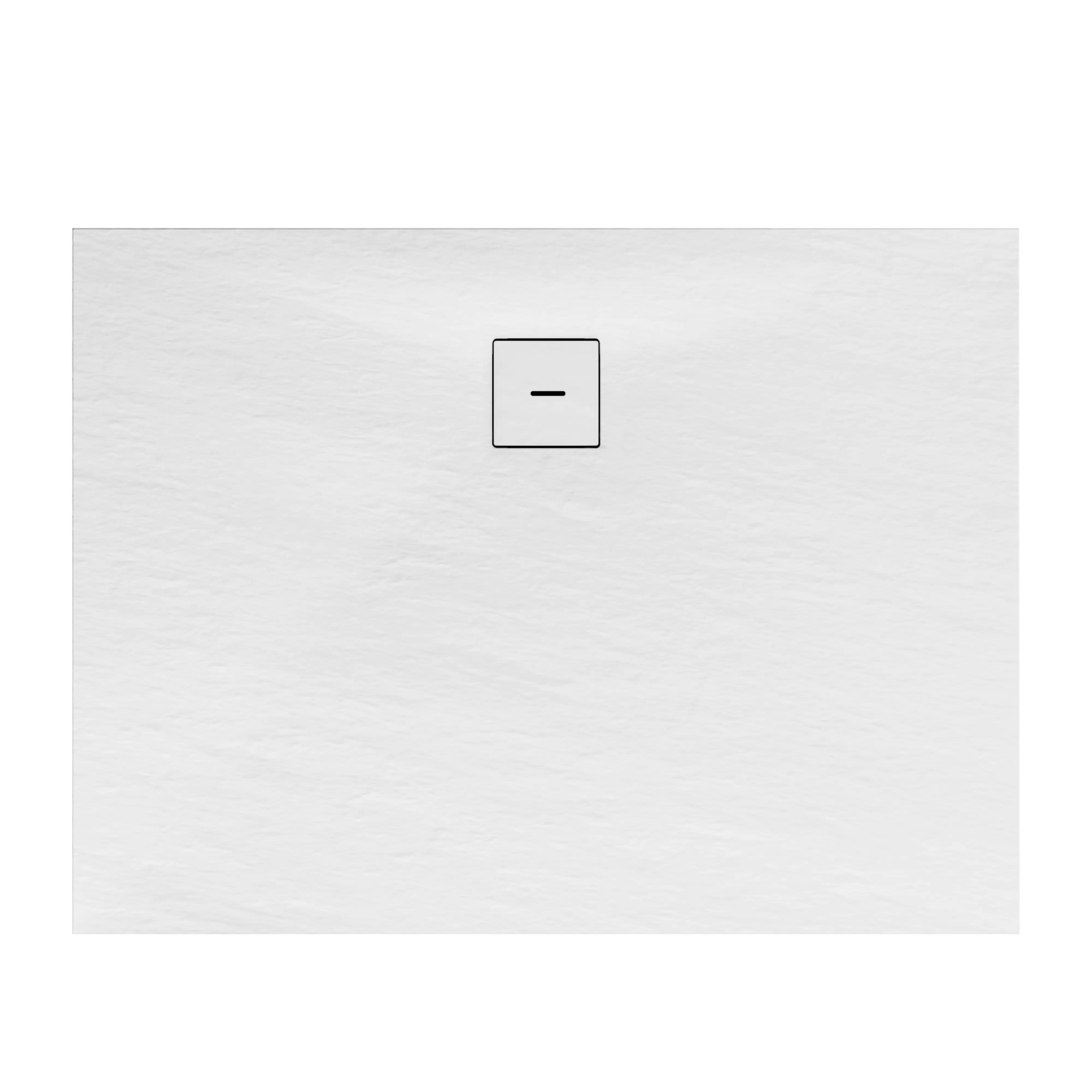 Schulte Duschwanne Steinstruktur 75 x 120 cm weiß