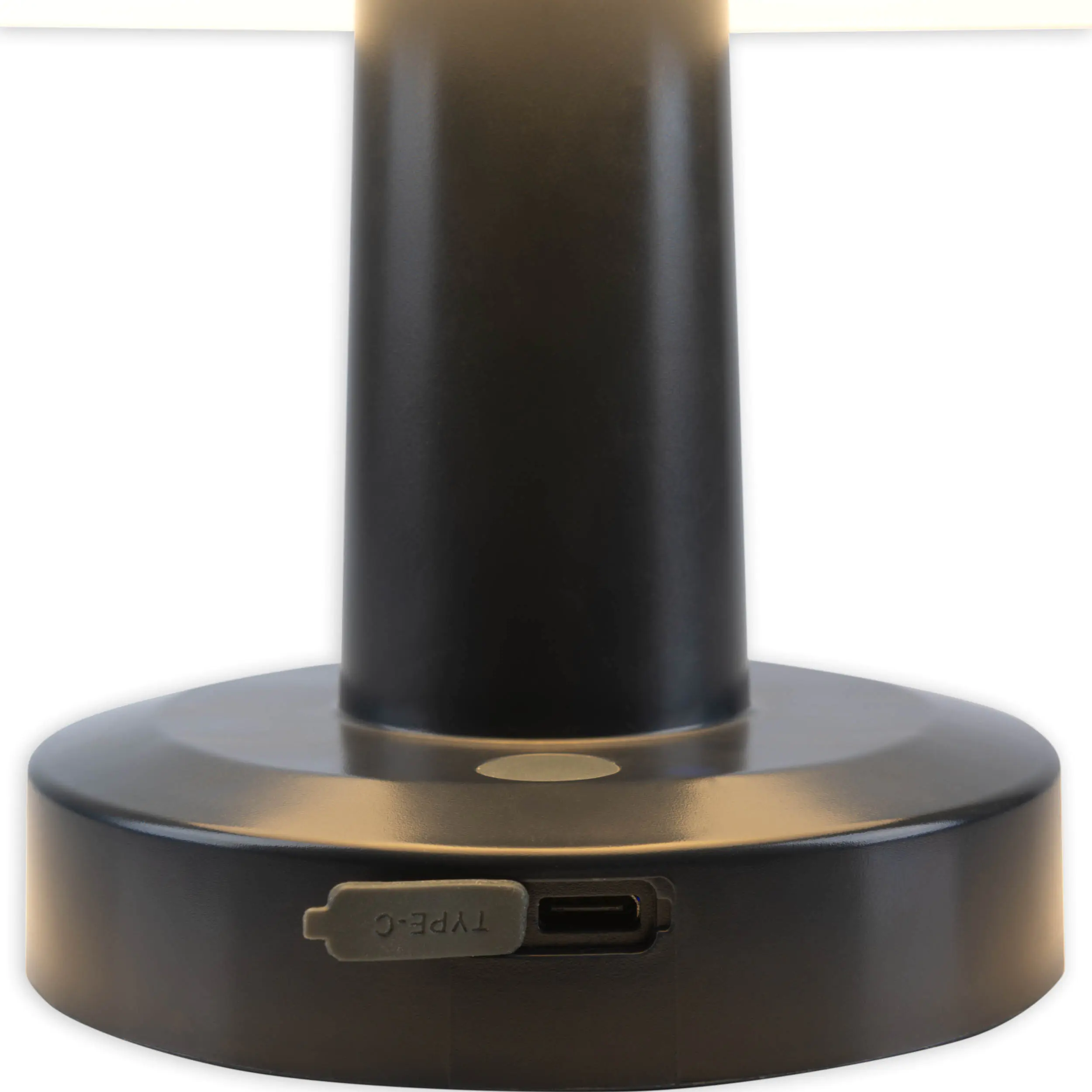 Light & More LED Solartischleuchte dimmbar schwarz