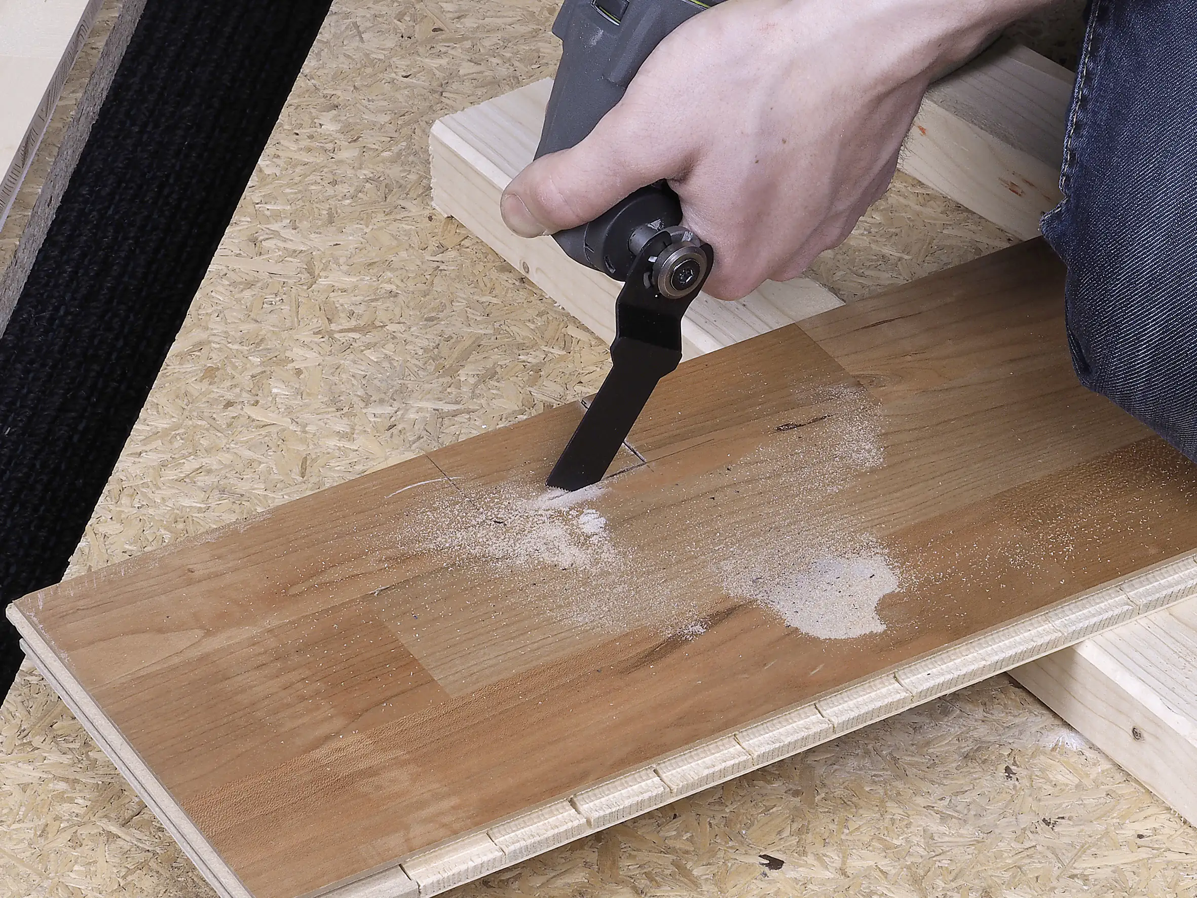 Wolfcraft Tauchsägeblatt Bimetall 22 mm für Holz/Metall Bosch PMF