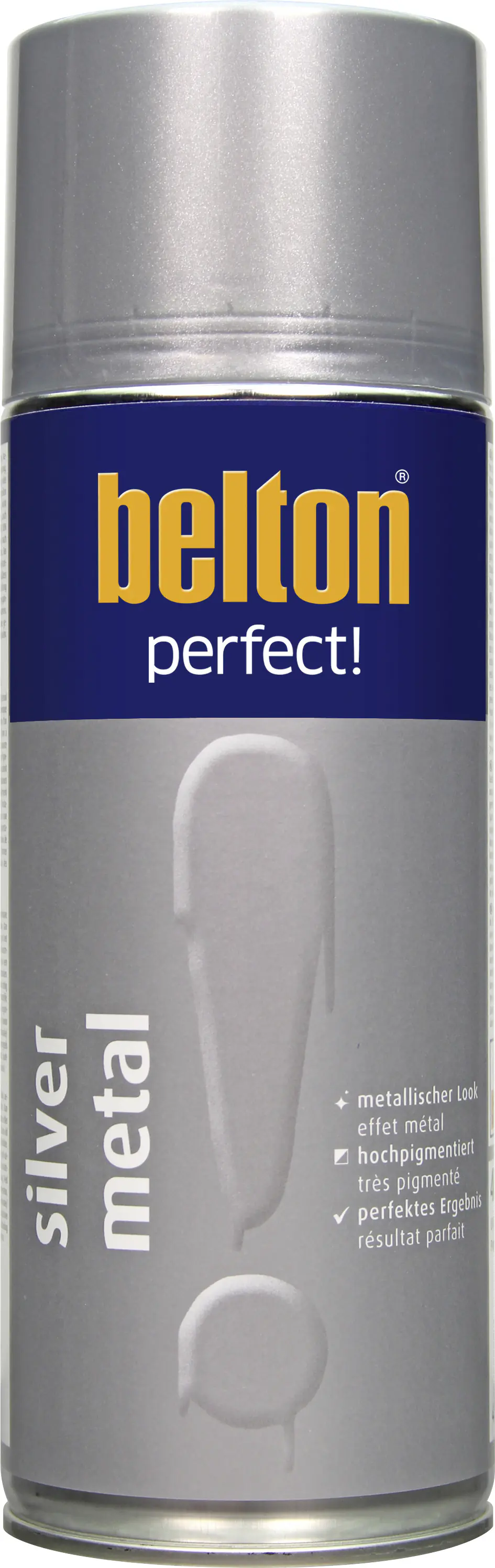 Belton perfect Lackspray 400 ml Silver metal seidenmatt
