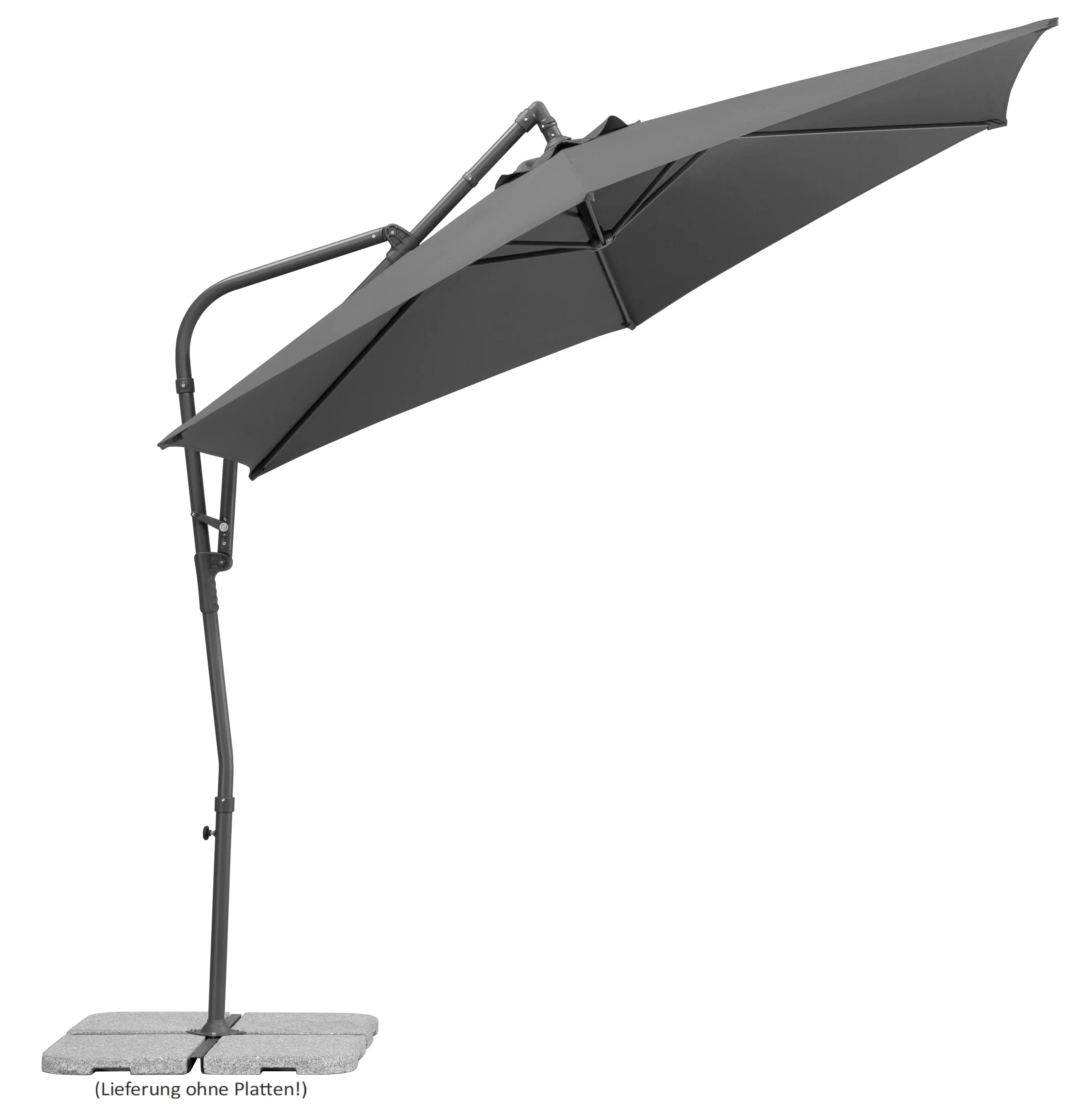 Schneider Ampelschirm Genua anthrazit Ø 300 cm