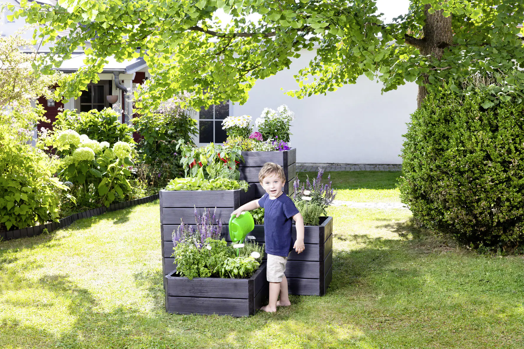 Garantia Hochbeet Ergo Quadro S 60 x 60 x 25 cm