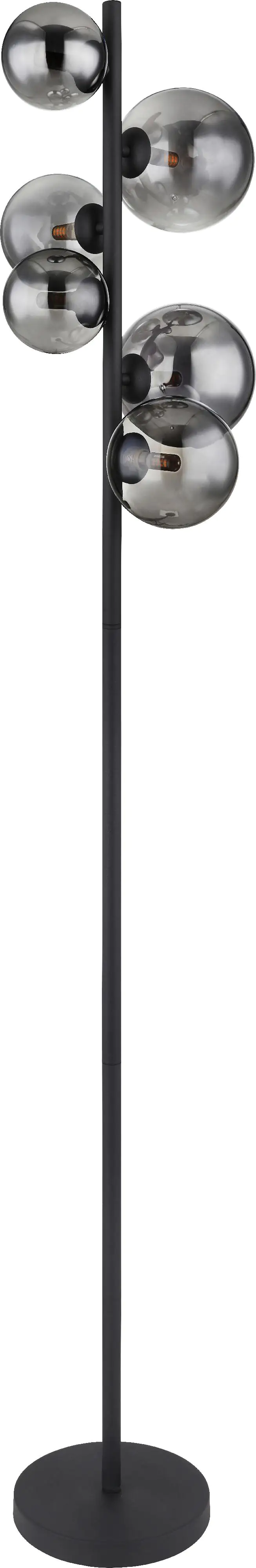 Globo Stehleuchte Riha schwarz 155 x 28,5 cm 6 x G9 LED, 3 W