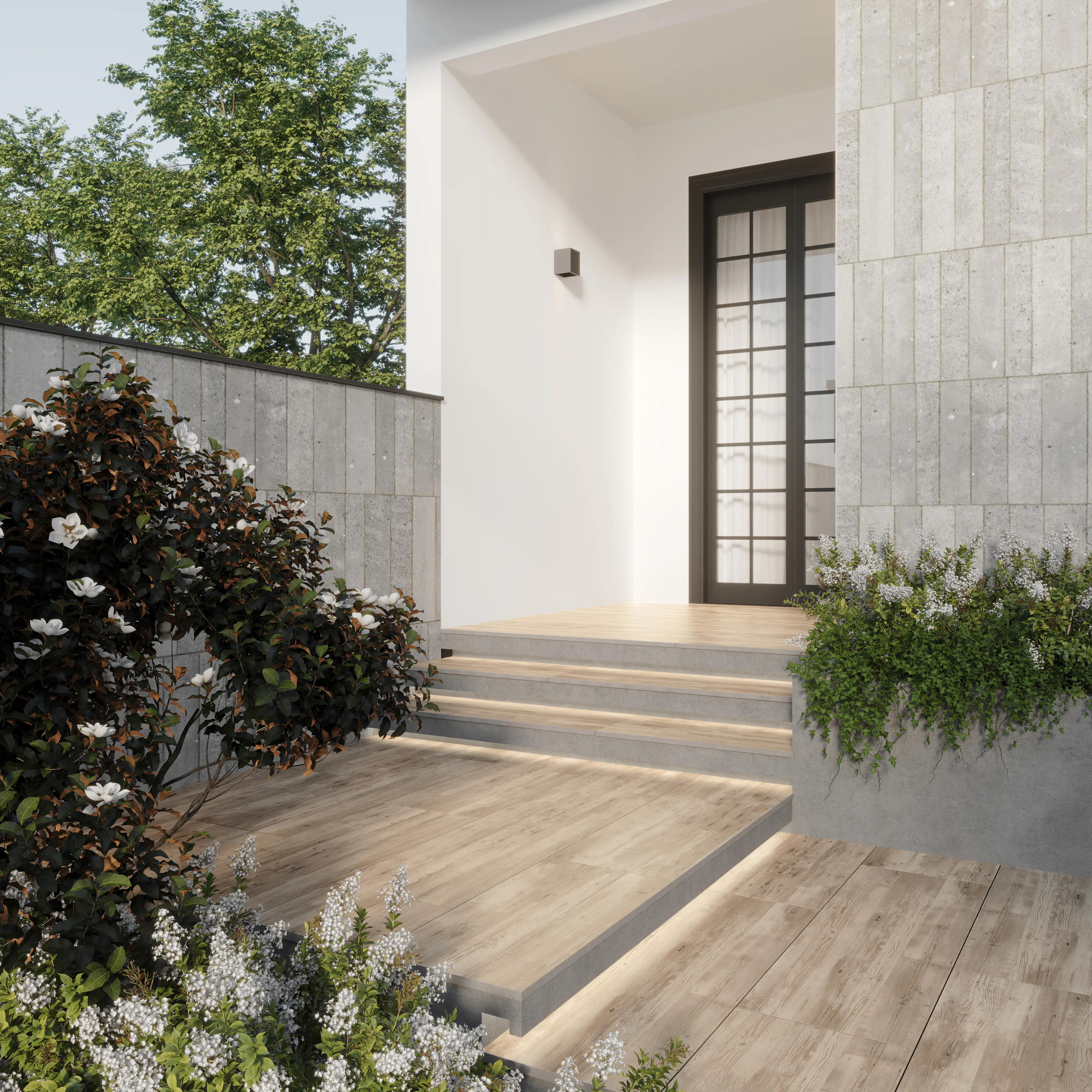 Terrassenplatte Skagen Natural  40 x 120 x 2 cm braun