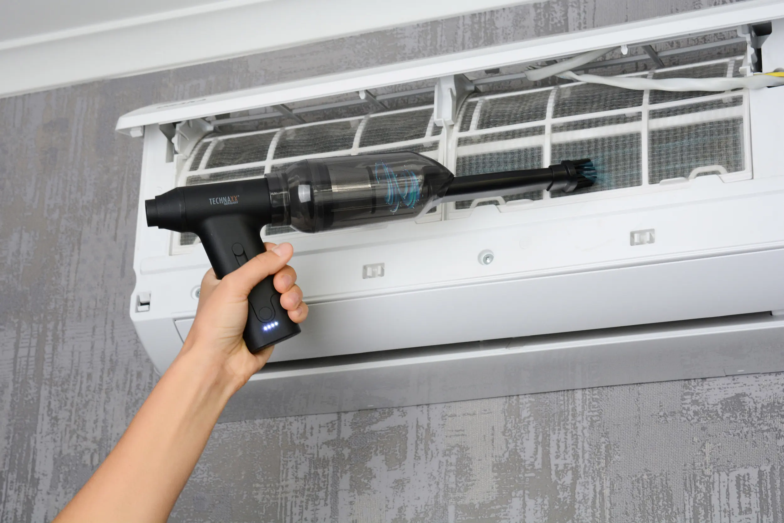 Technaxx Akku-Handstaubsauger TX-293 160 W mit Gebläsefunktion schwarz