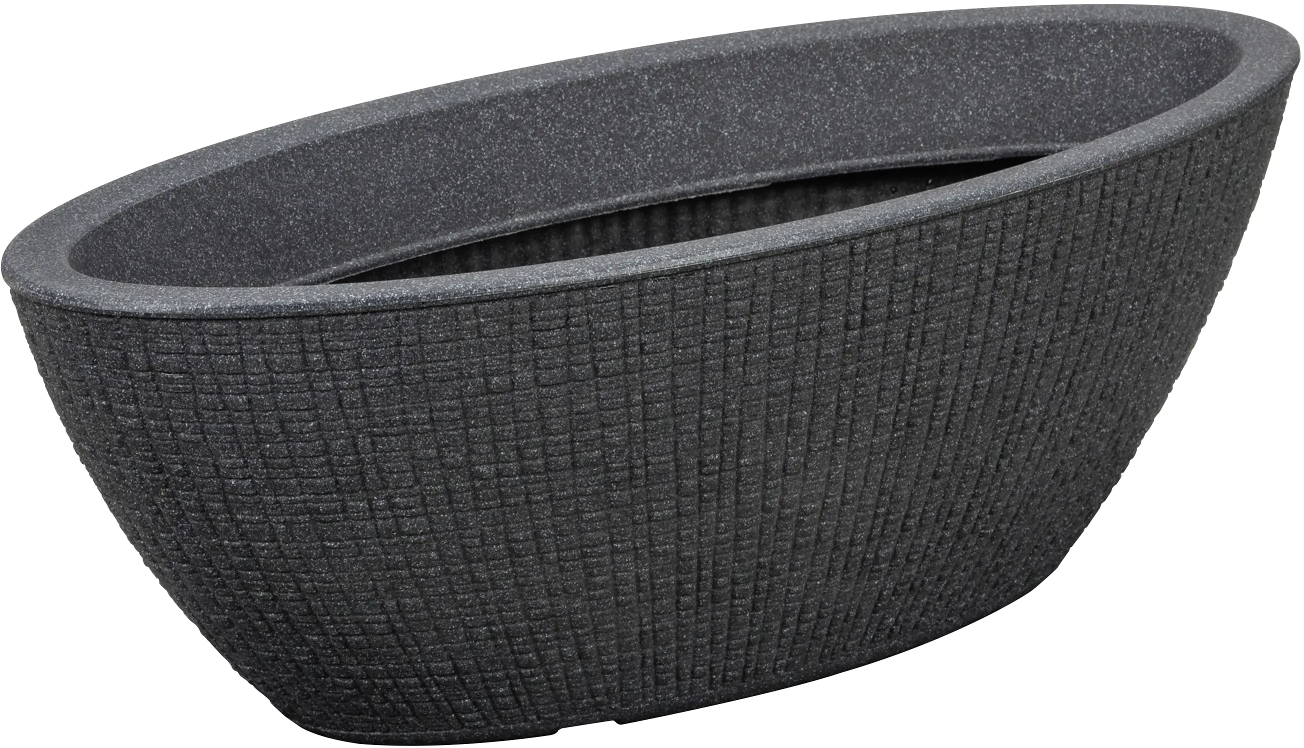 Scheurich Pflanzschele Serie 298 Barceo Jardiniere stony black Ø 60 cm